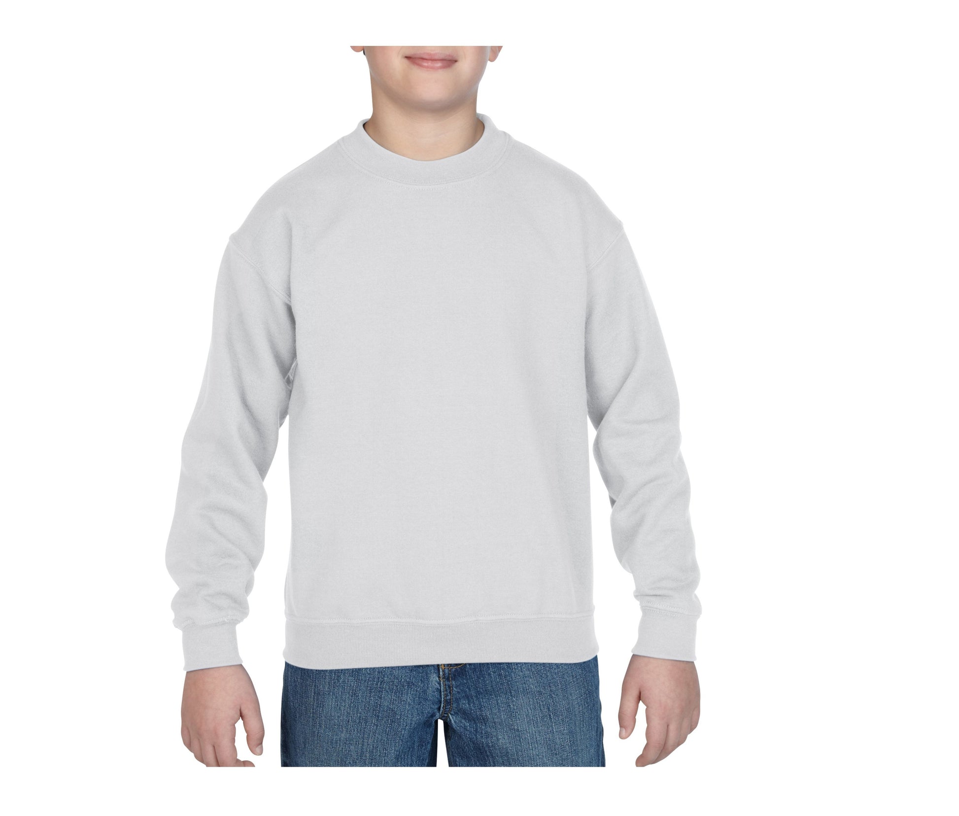 Sweat Manches Droites Enfant - White