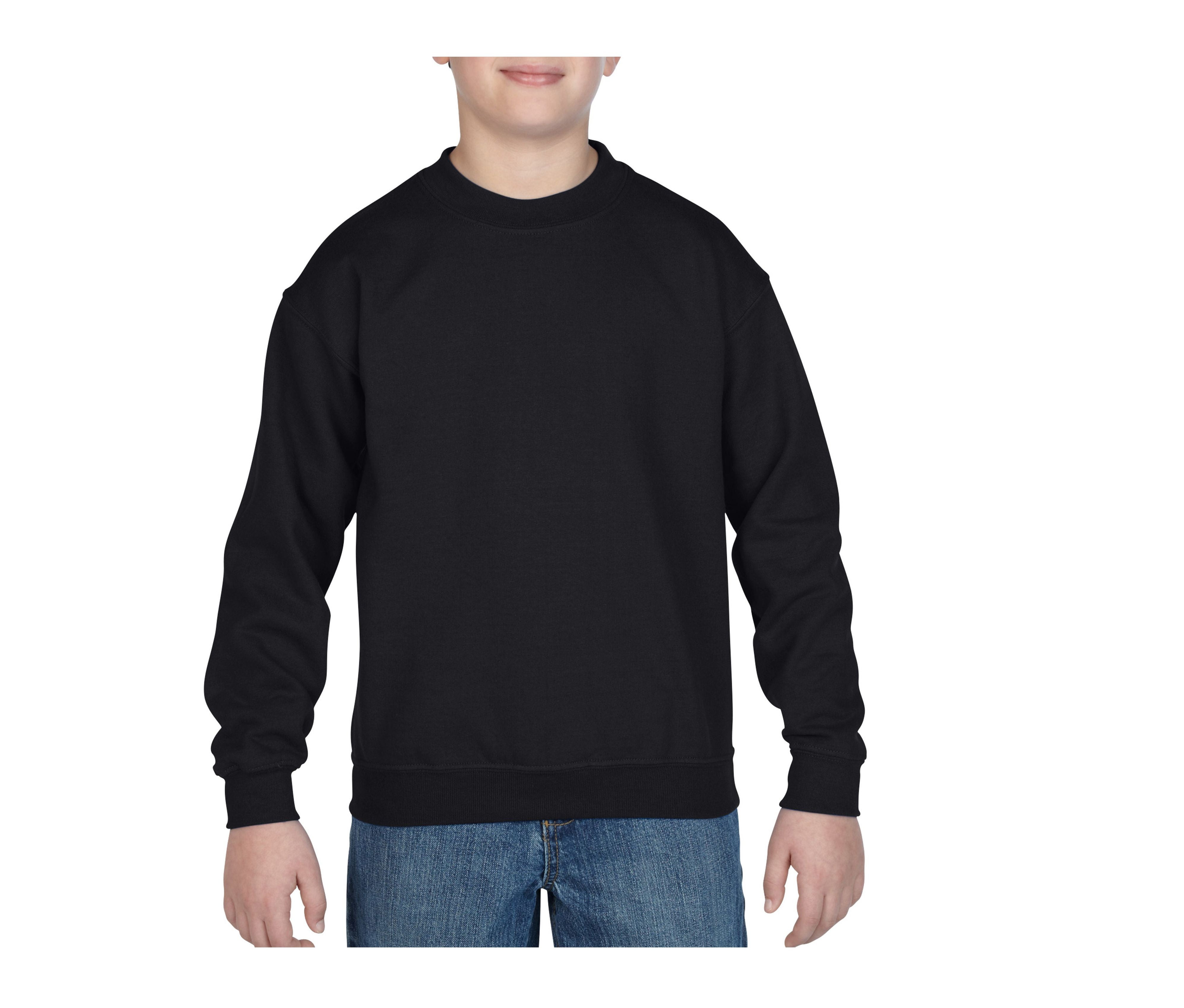 Sweat Manches Droites Enfant - Black