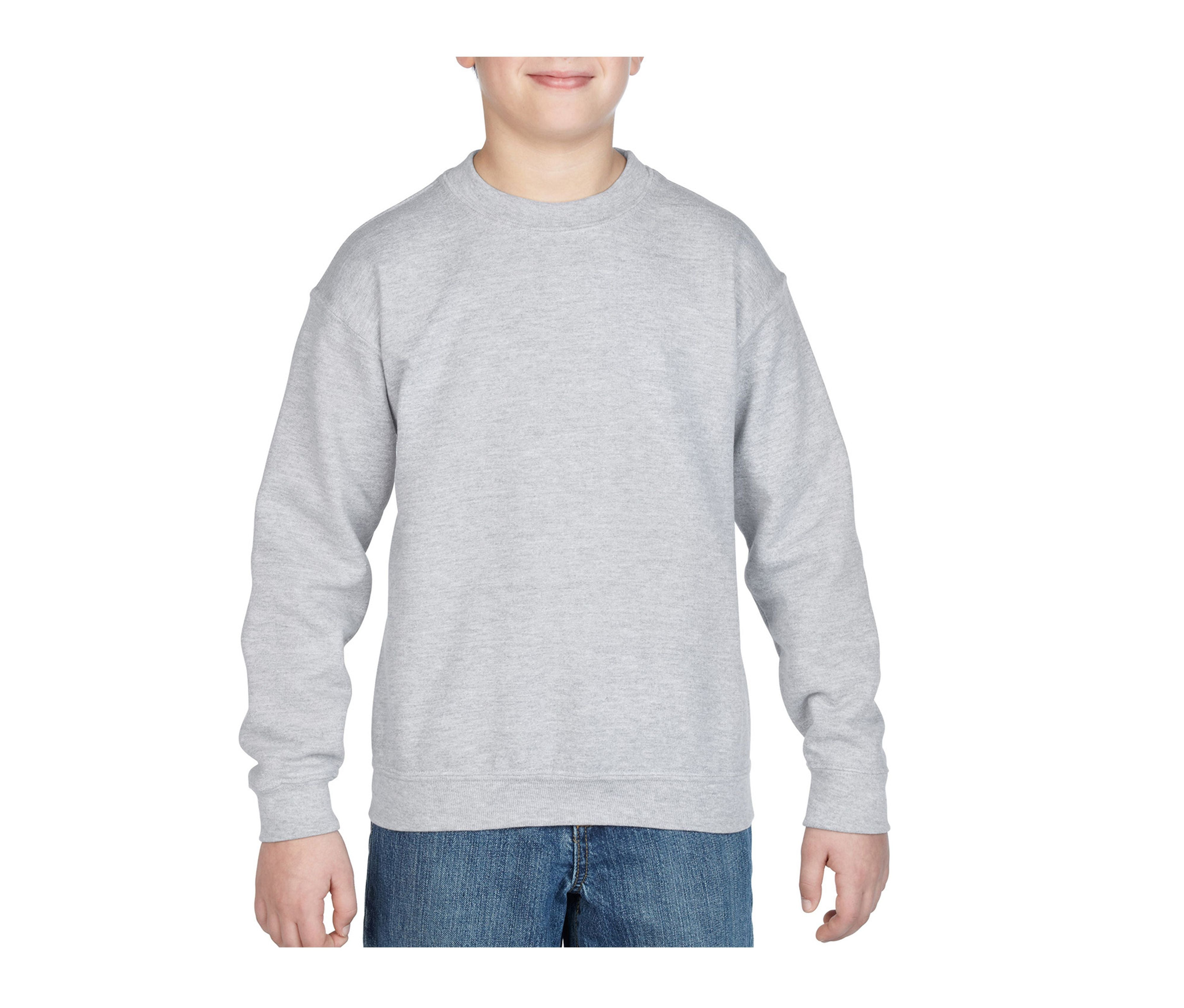 Sweat Manches Droites Enfant - Sport Grey