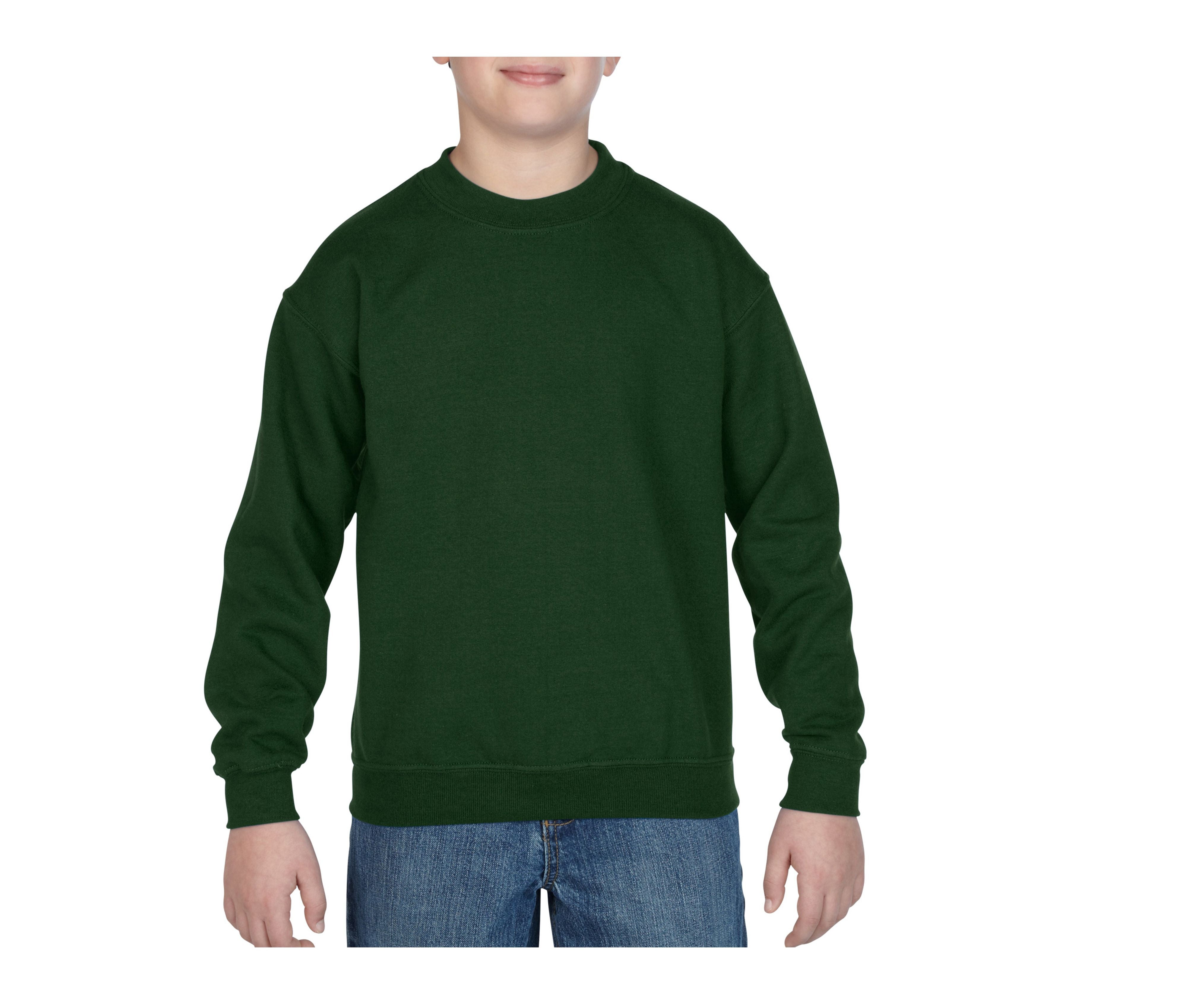 Sweat Manches Droites Enfant - Forest Green