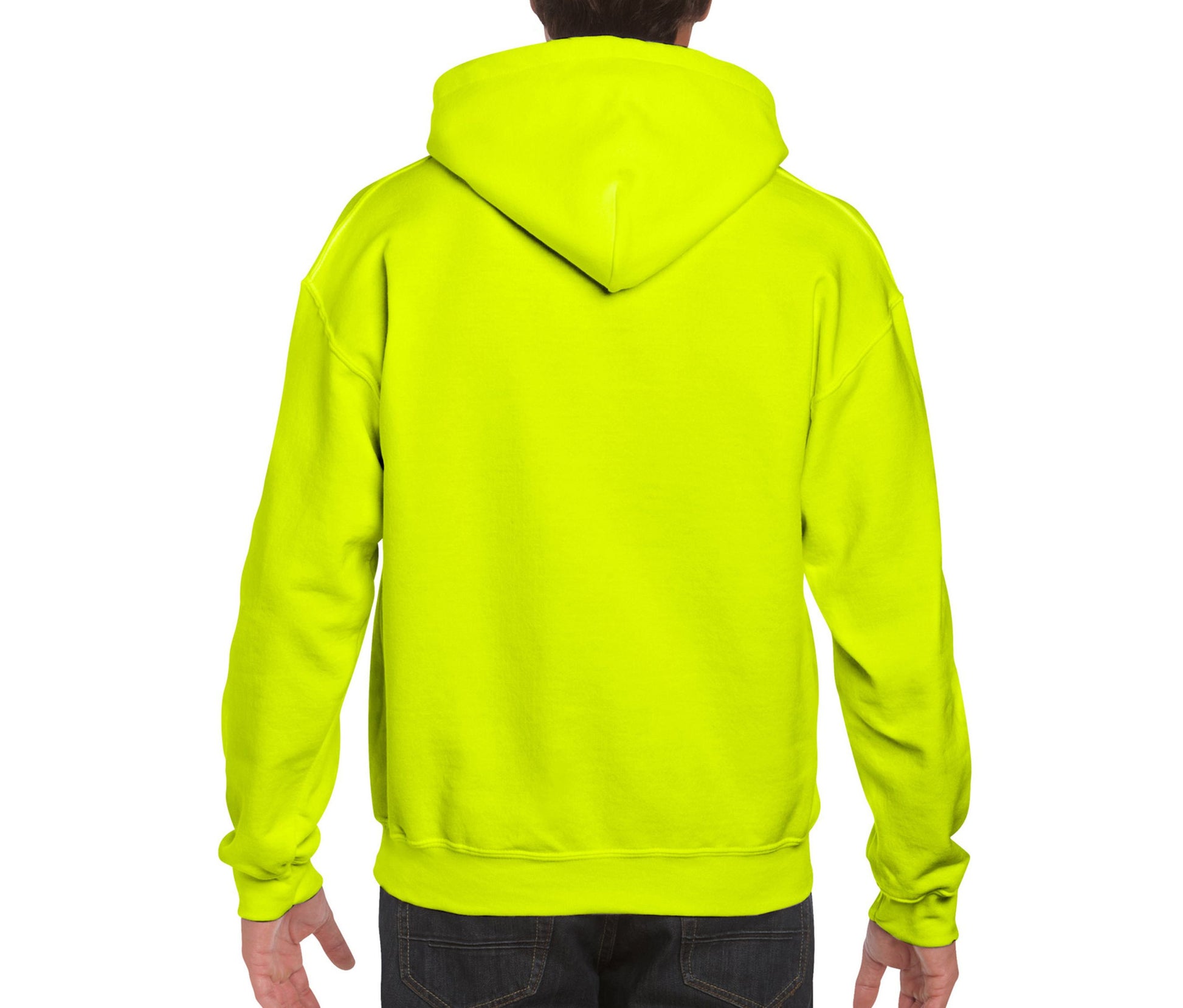 Sweat à Capuche 50/50 - Fluorescent Yellow