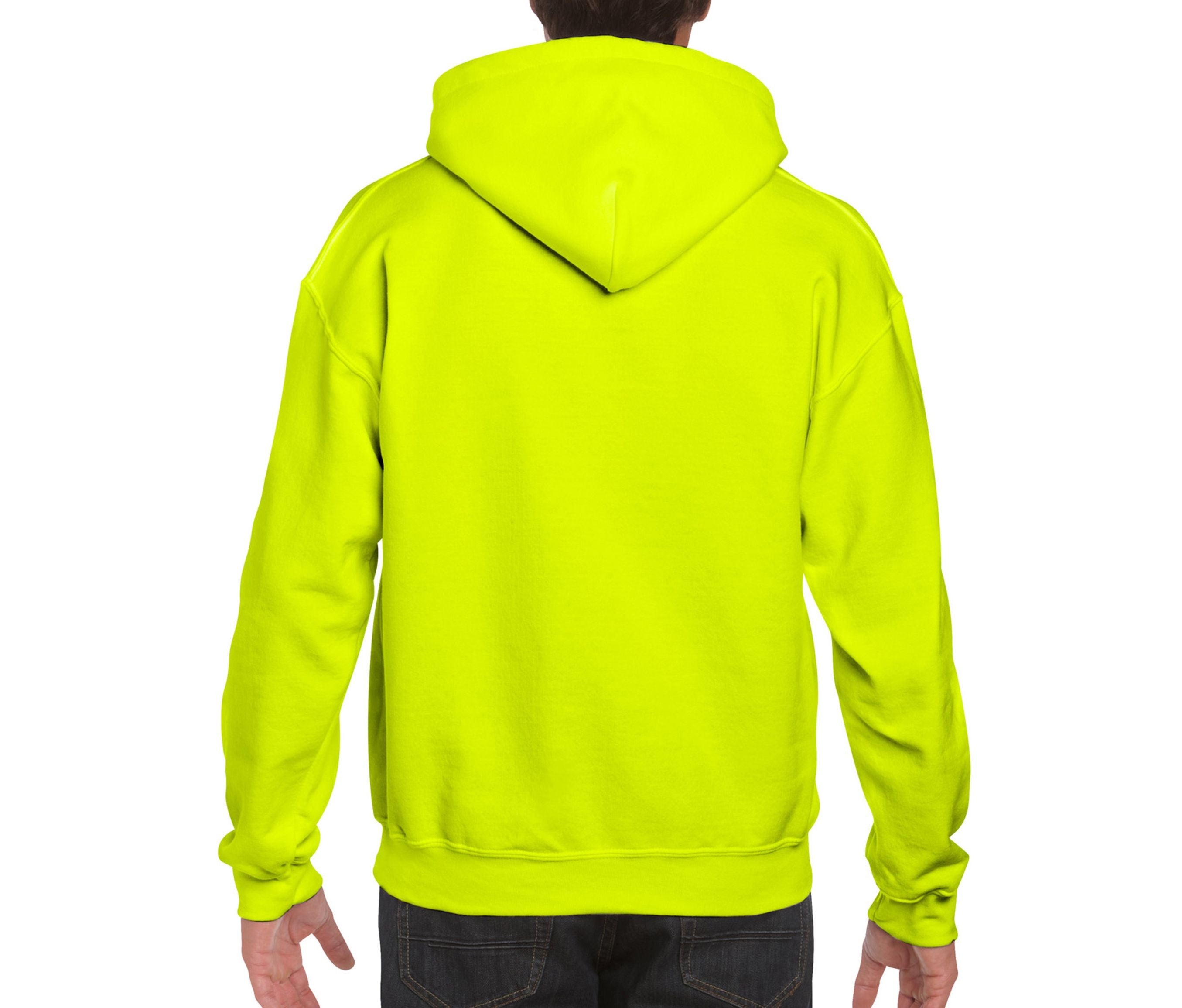 Sweat à Capuche 50/50 - Fluorescent Yellow