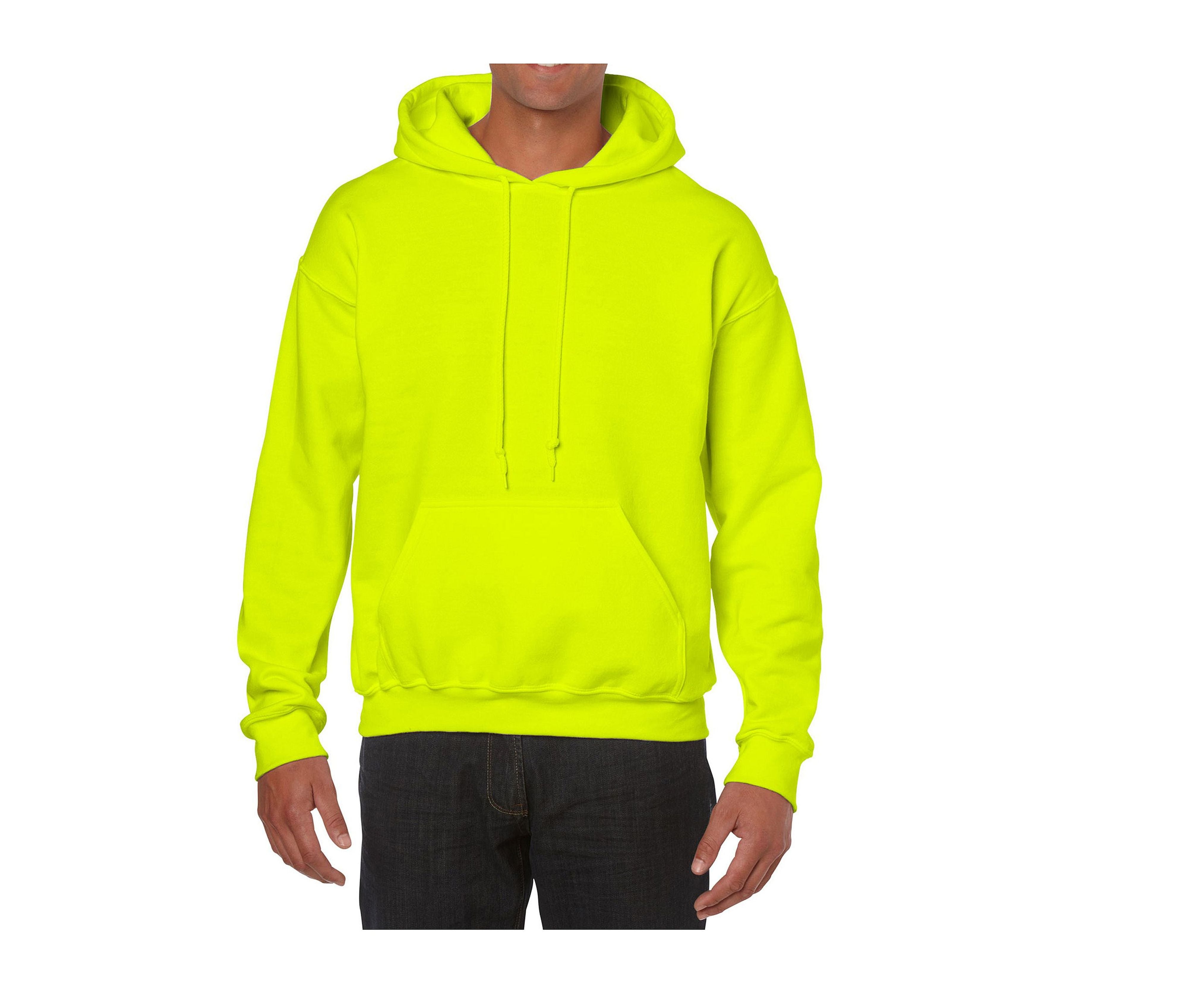 Sweat à Capuche 50/50 - Fluorescent Yellow