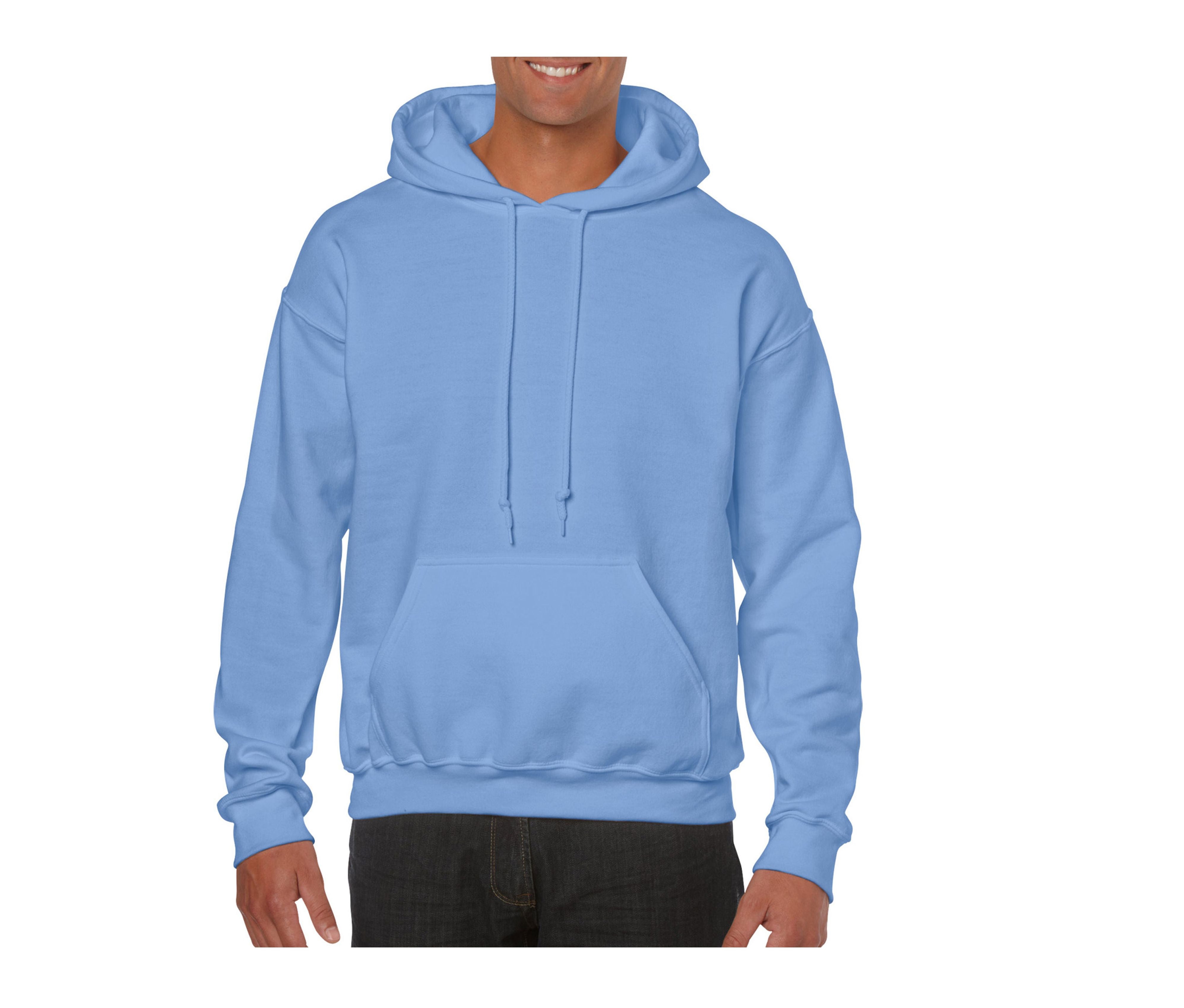 Sweat Capuche 280 - Carolina Blue
