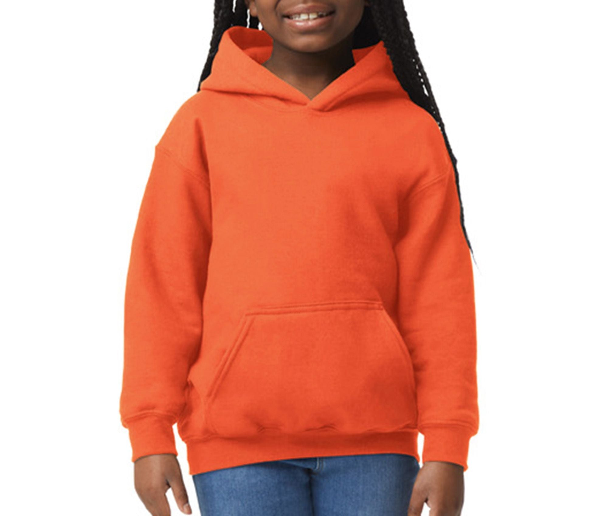 Sweat Capuche Enfant - Orange