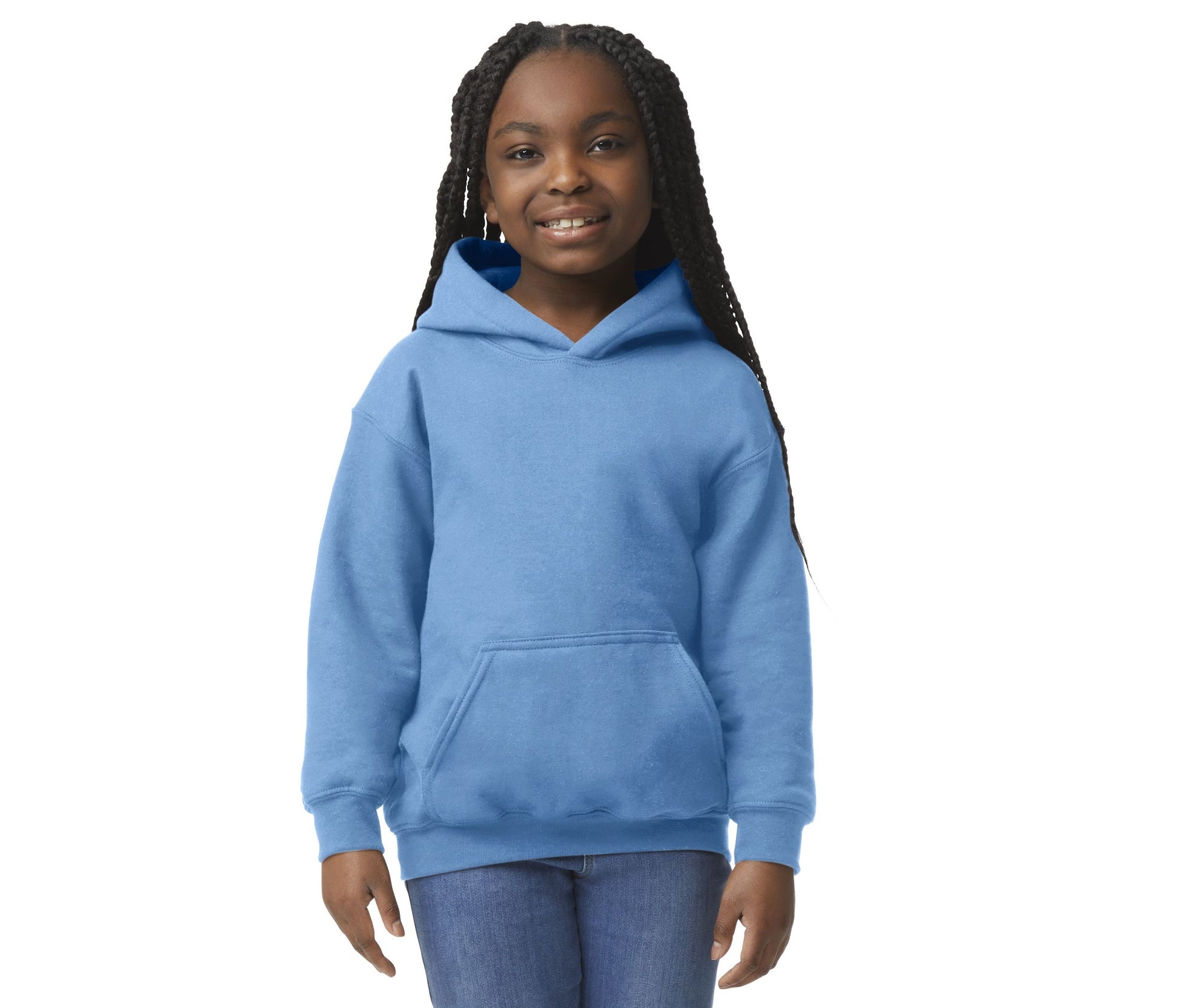 Sweat Capuche Enfant - Carolina Blue