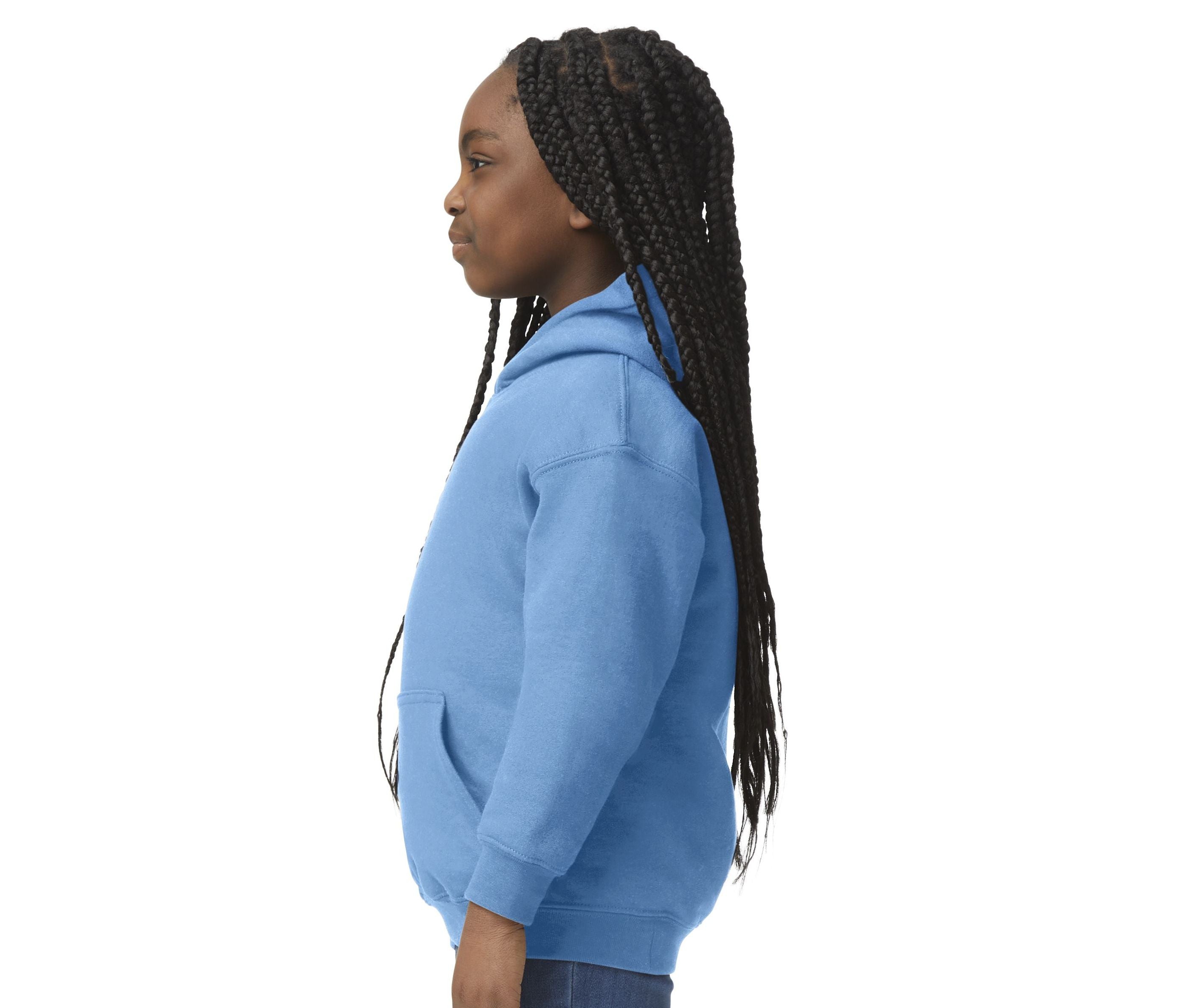 Sweat Capuche Enfant - Carolina Blue