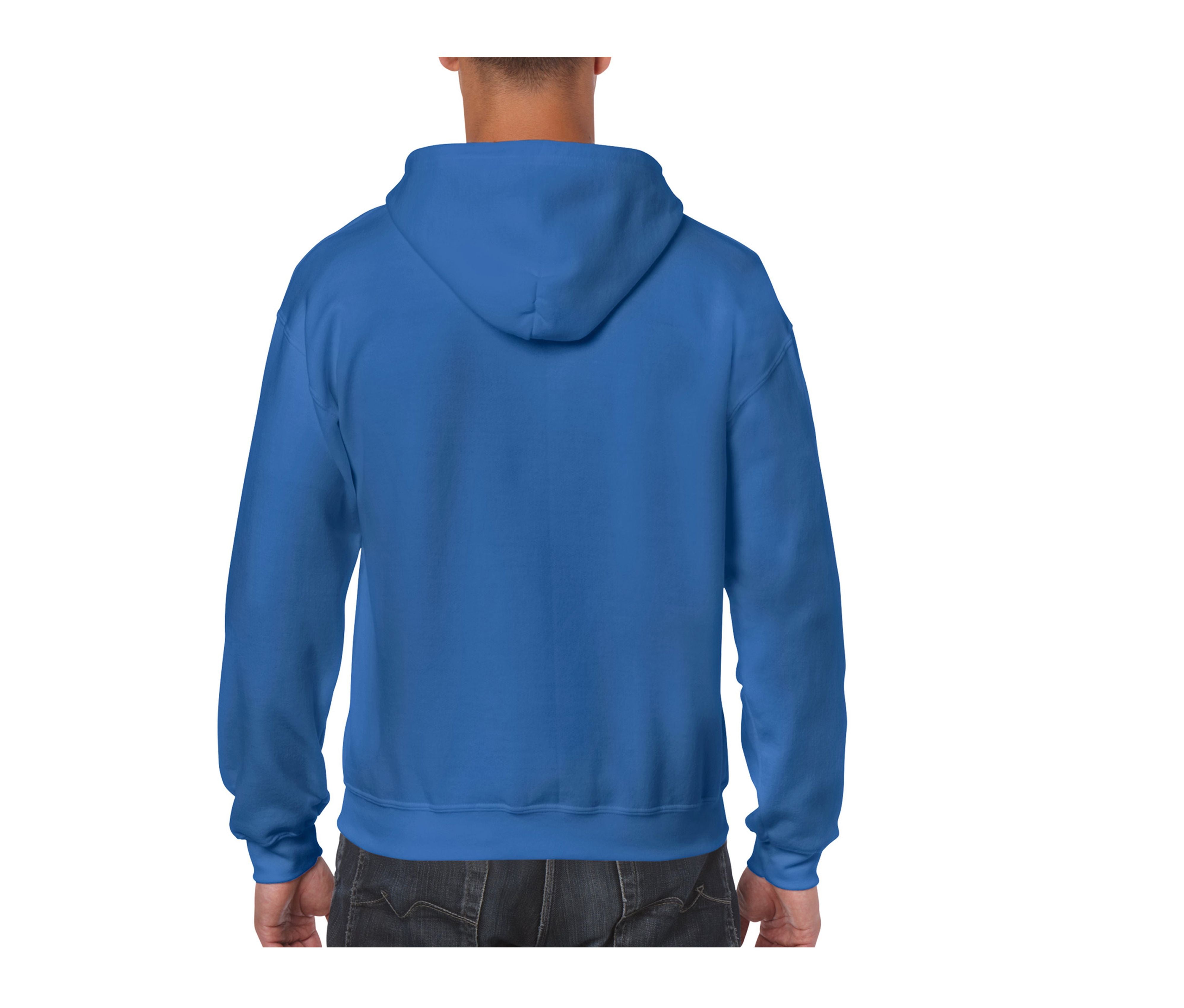 Sweat Capuche Grand Zip - Royal