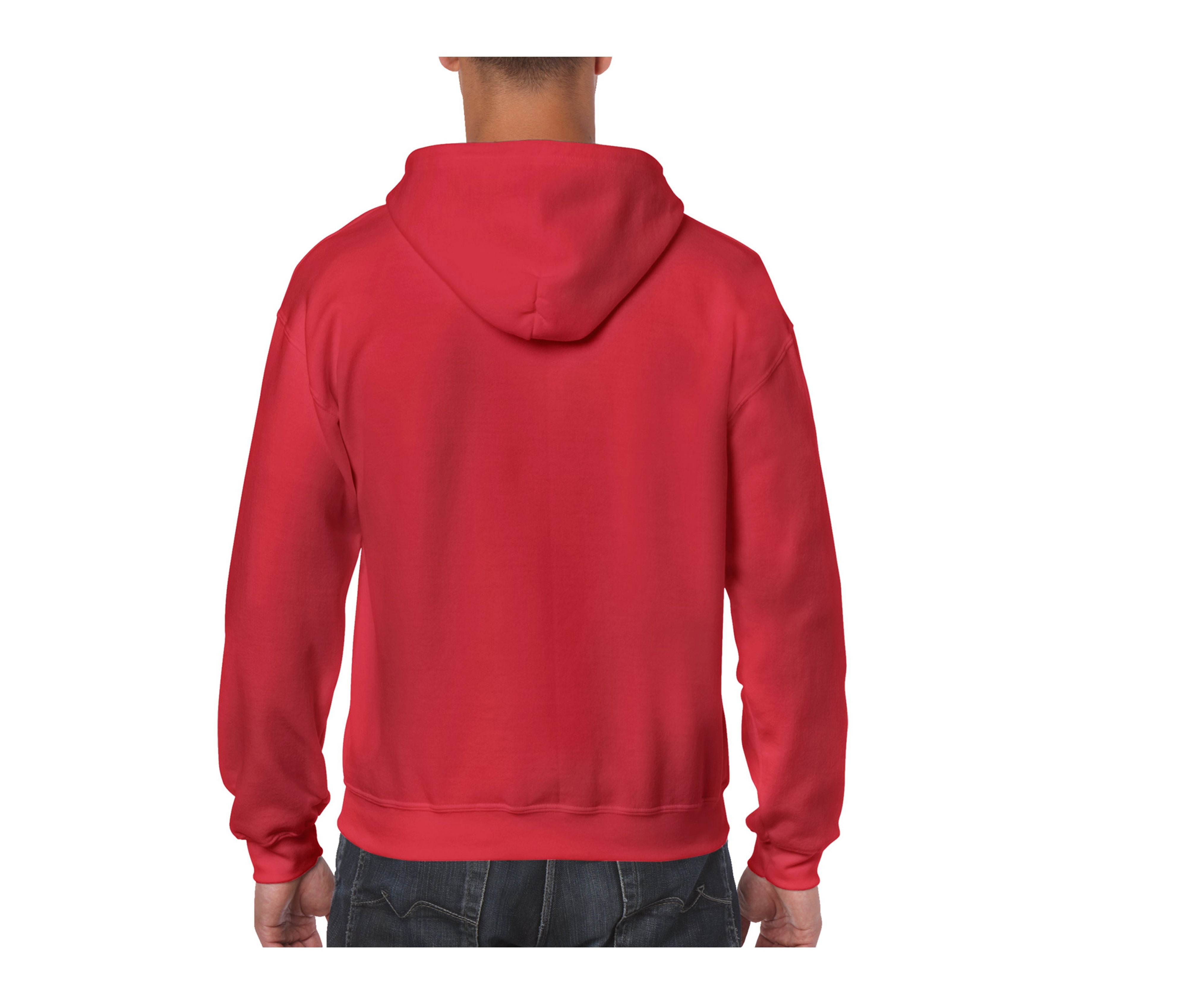 Sweat Capuche Grand Zip - Red