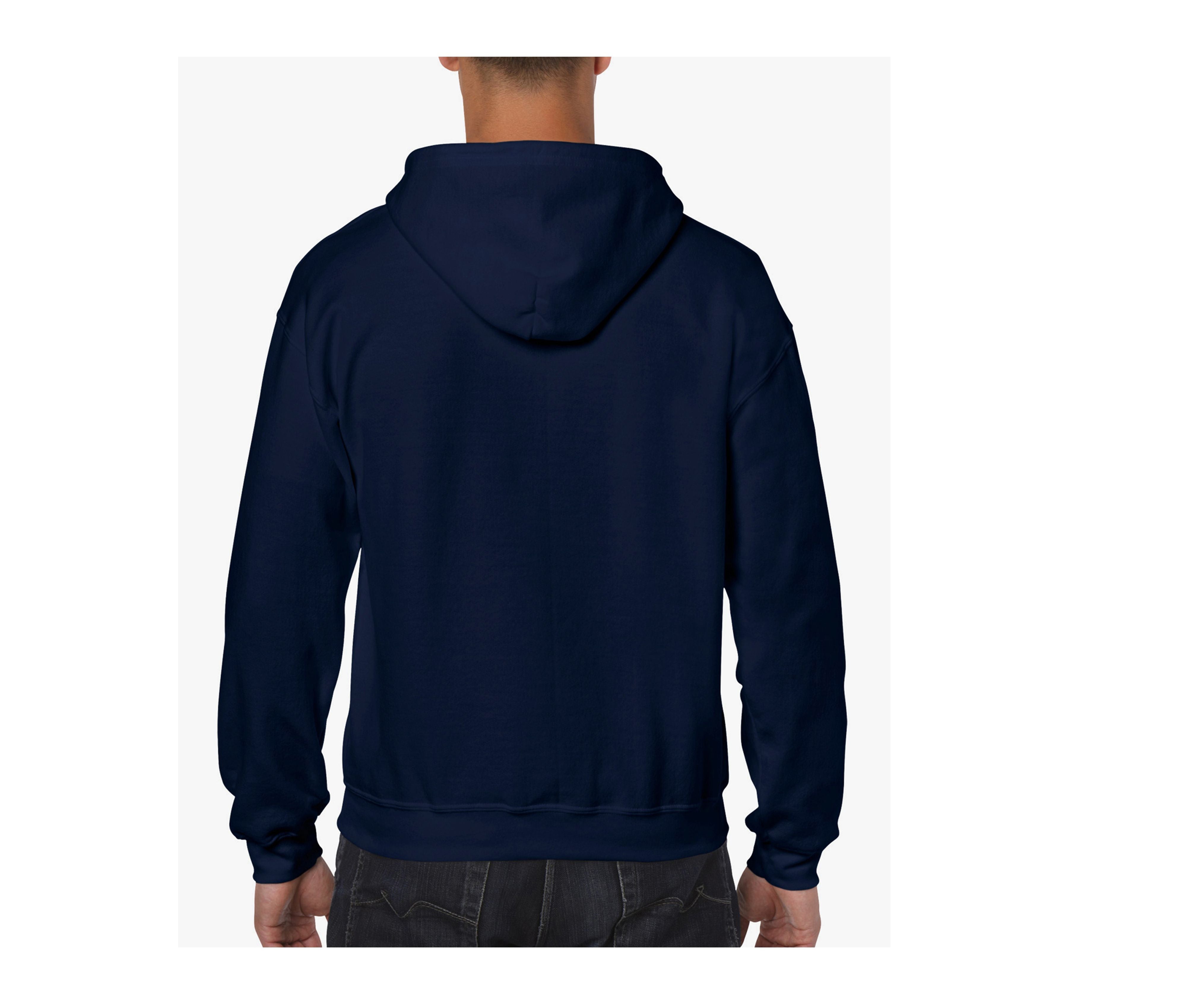 Sweat Capuche Grand Zip - Navy