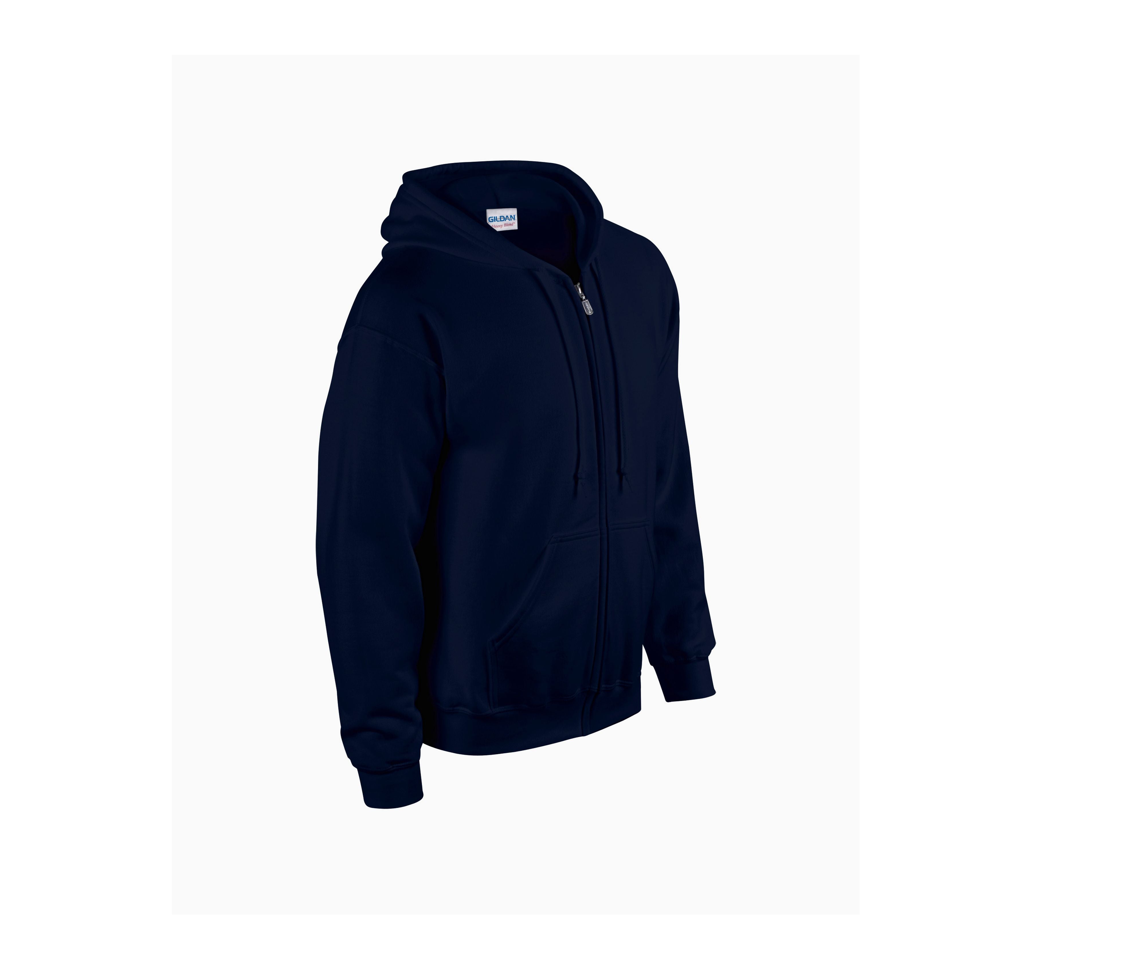 Sweat Capuche Grand Zip - Navy