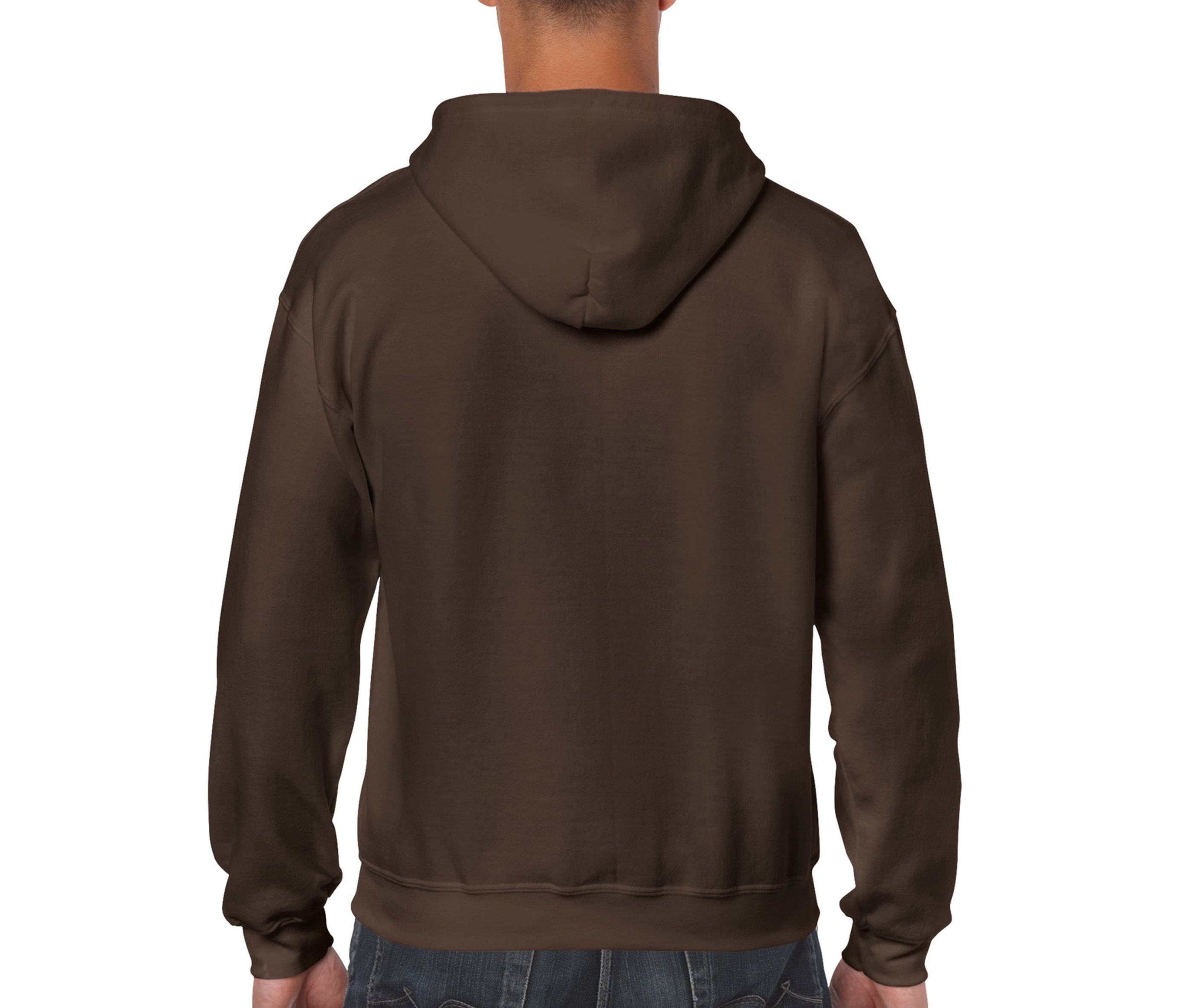 Sweat Capuche Grand Zip - Dark Chocolate