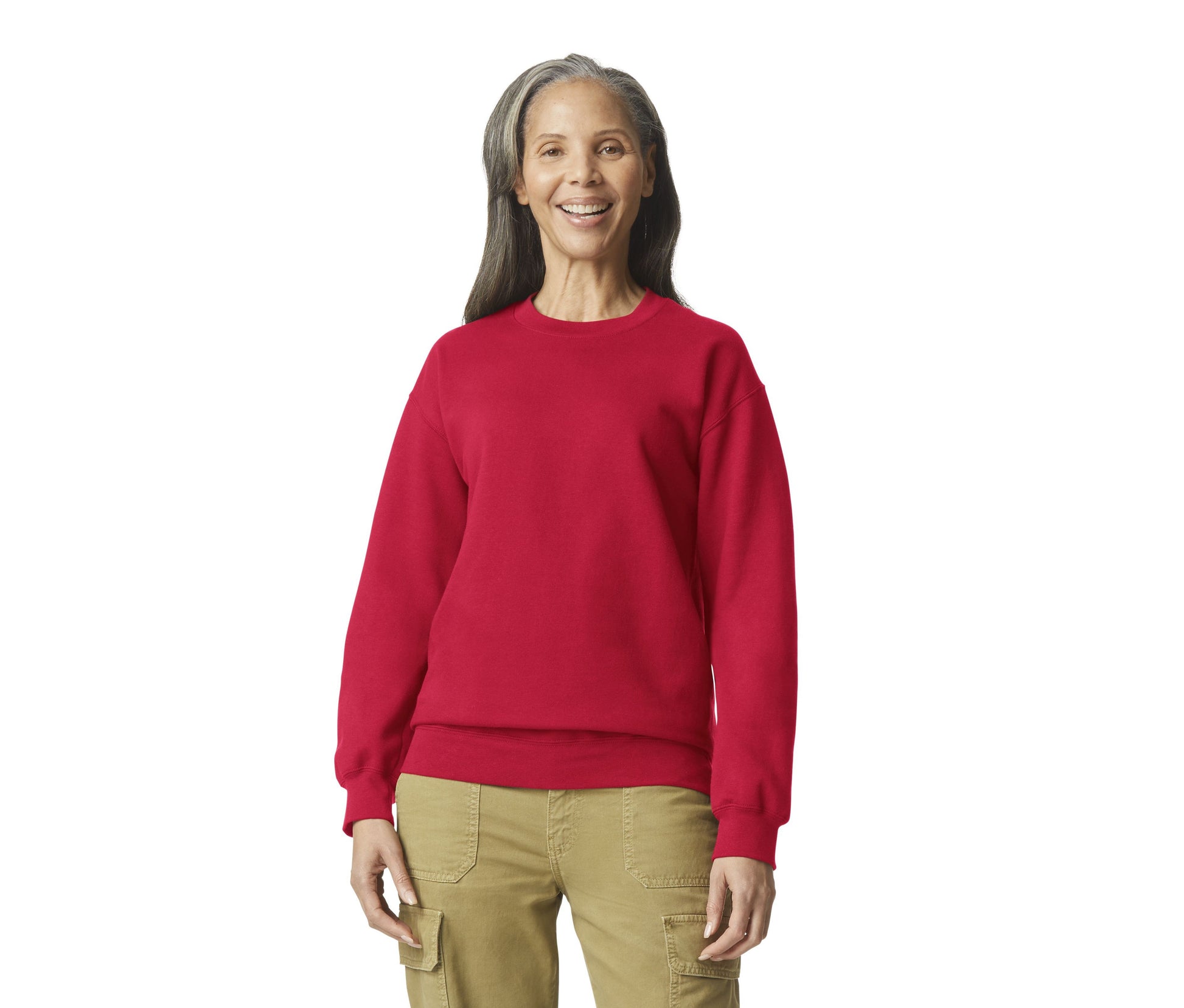 Sweat Col Rond Unisexe - Red