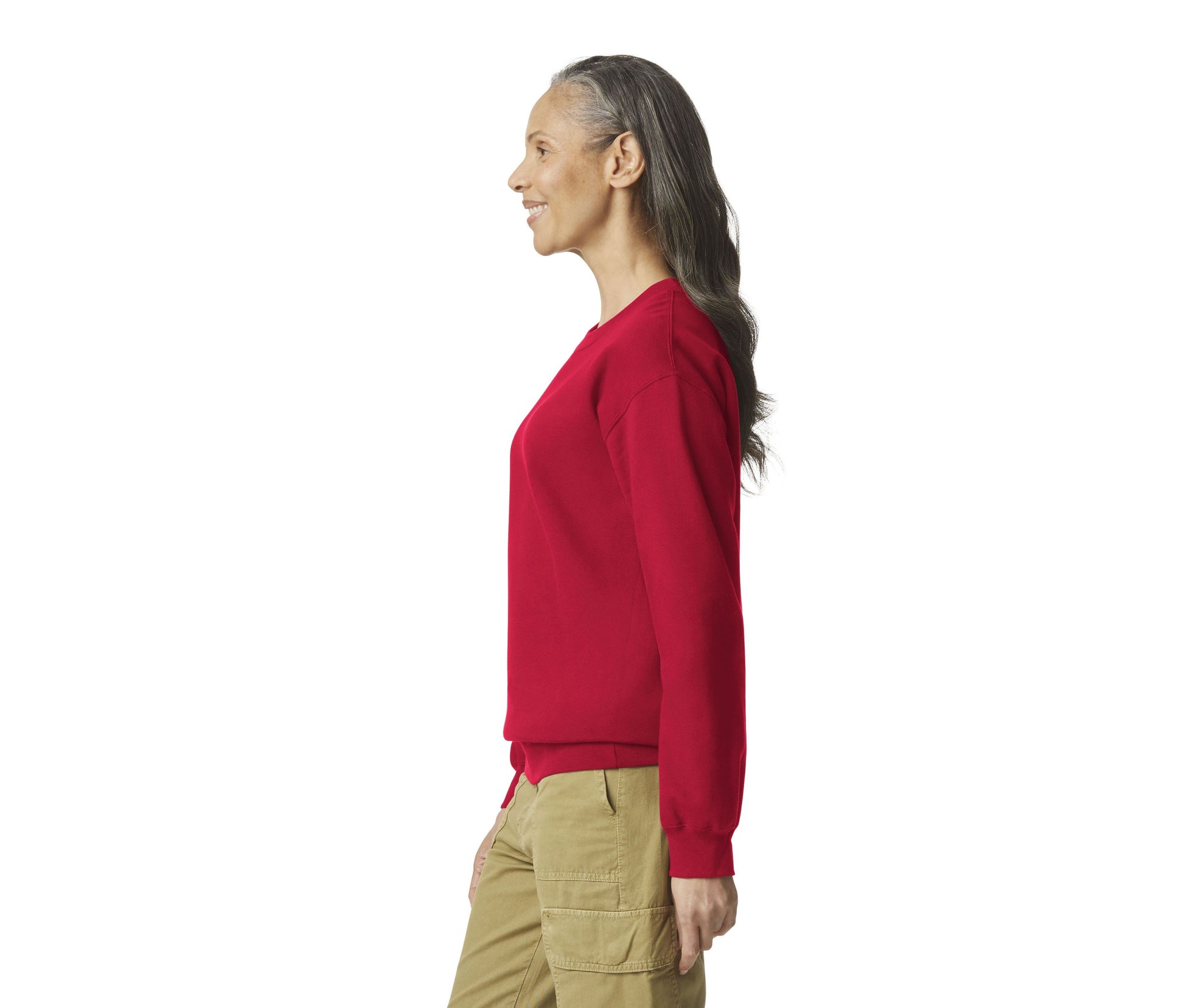 Sweat Col Rond Unisexe - Red