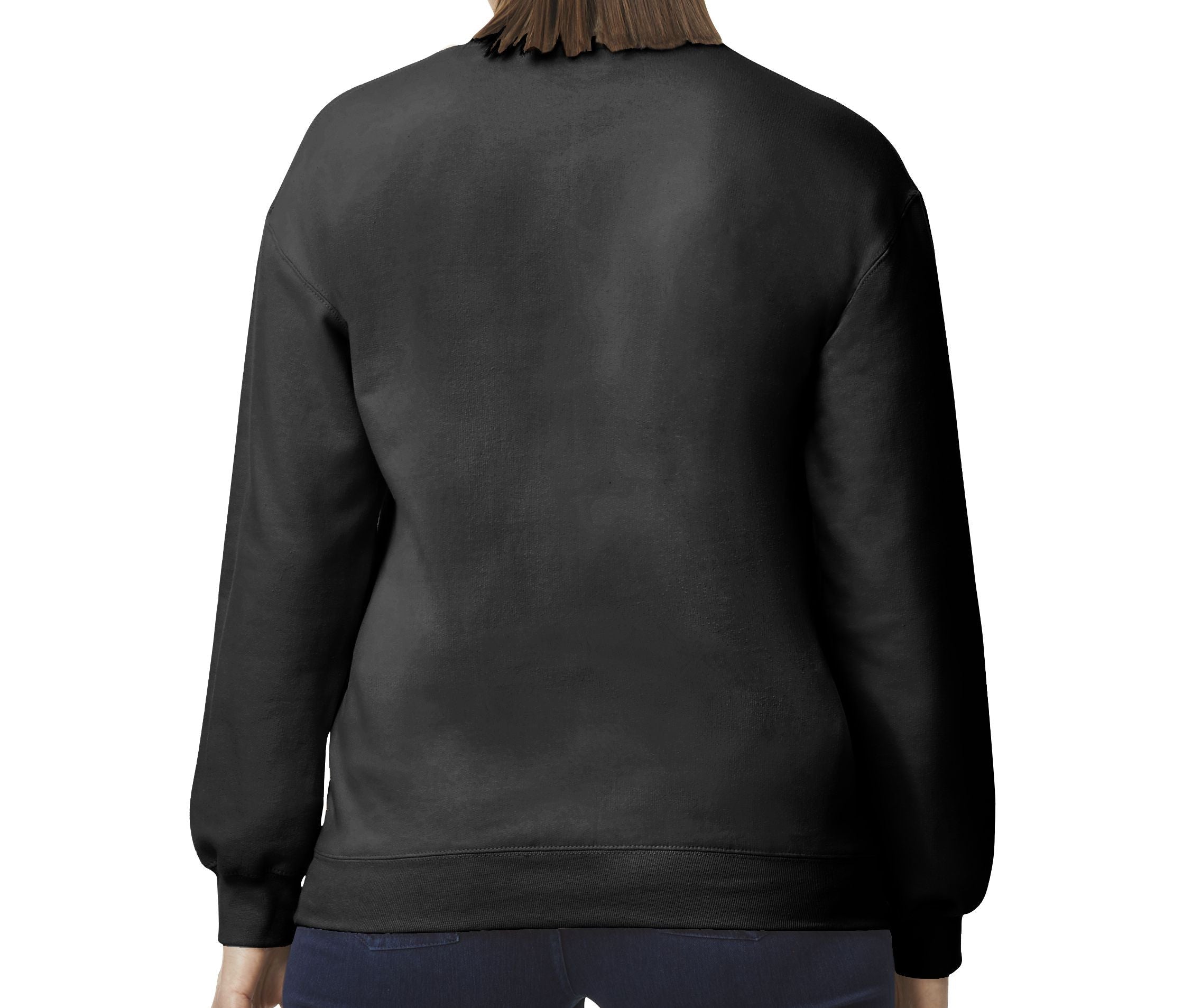 Sweat Col Rond Unisexe - Black