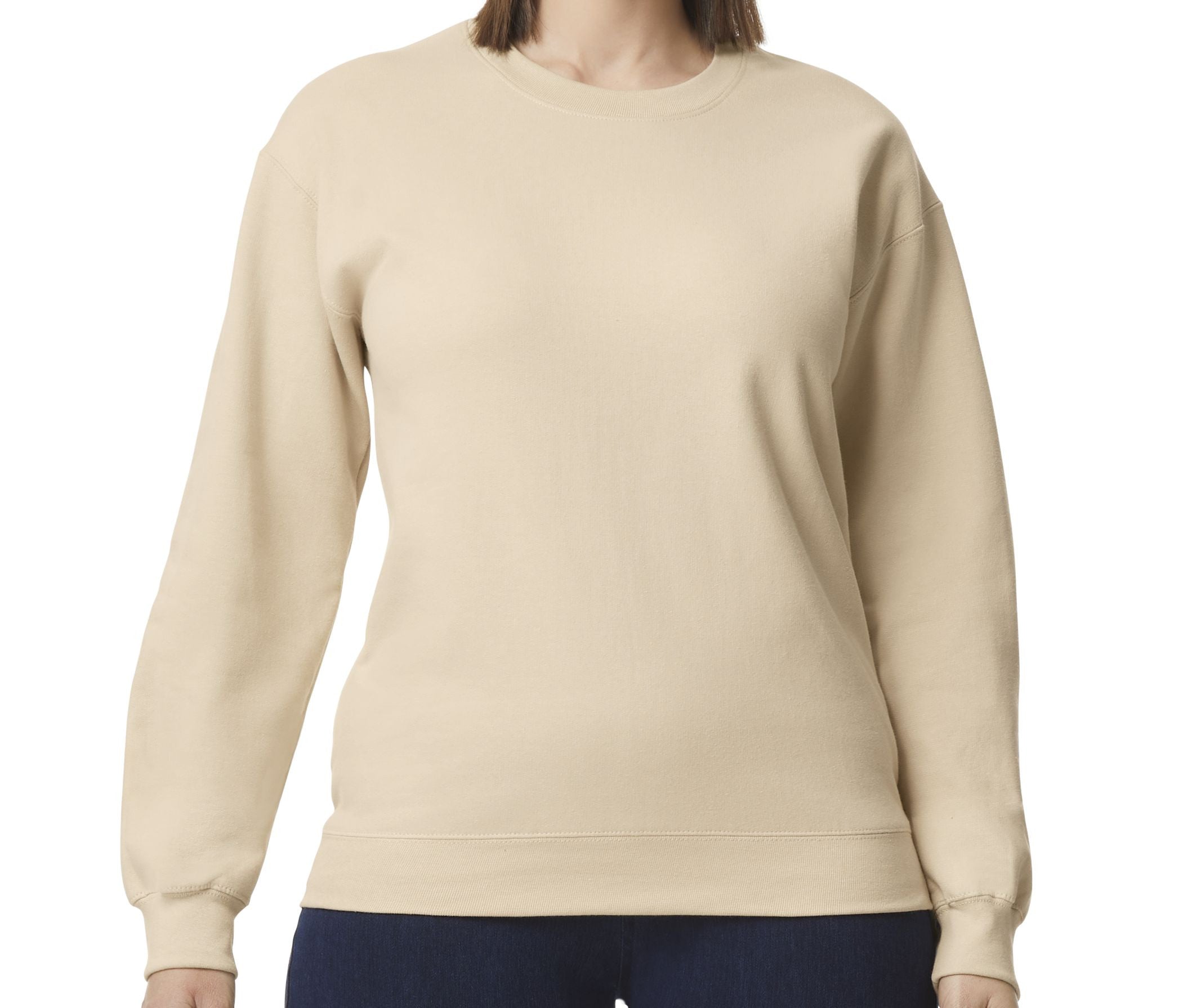 Sweat Col Rond Unisexe - Sand