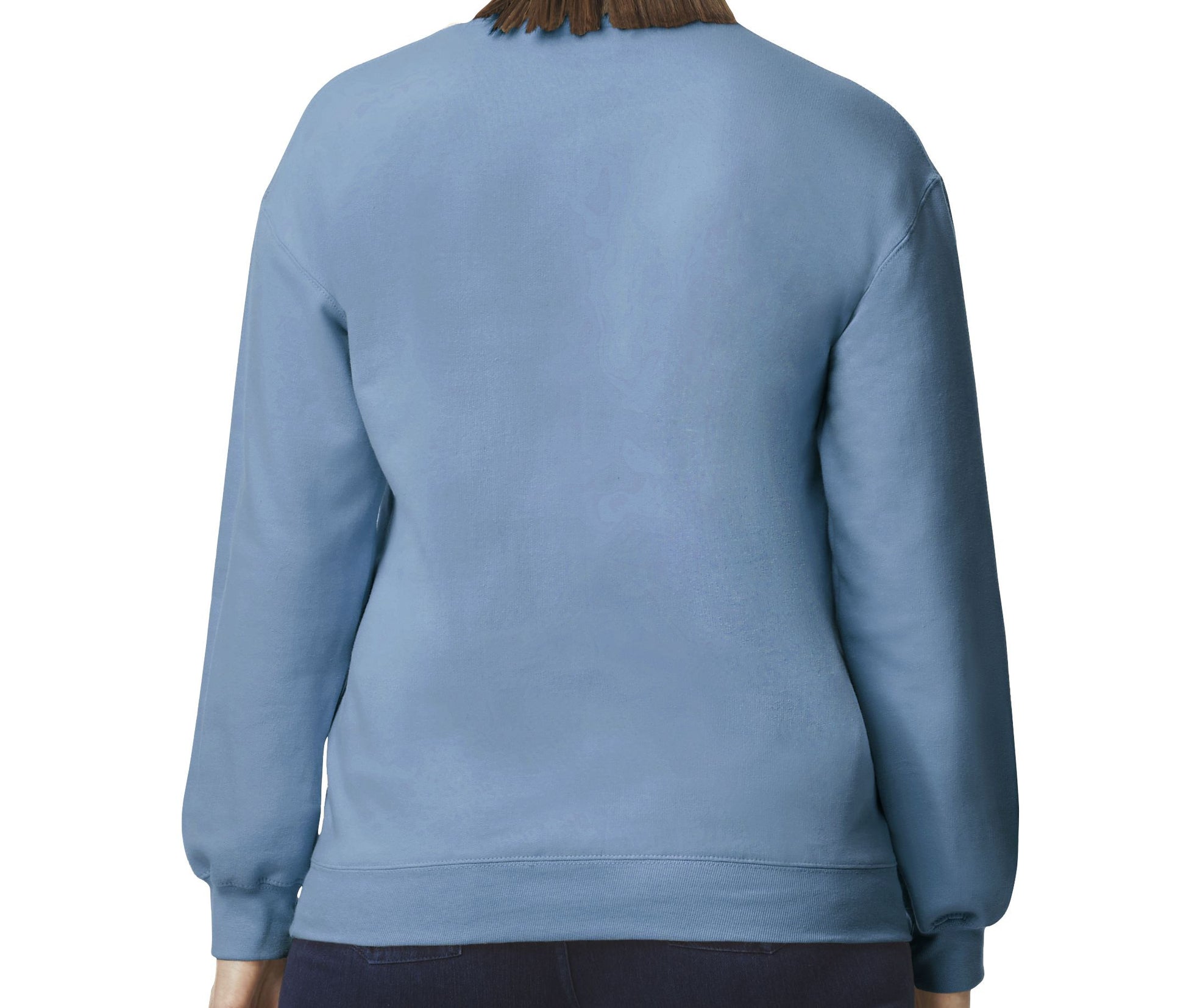 Sweat Col Rond Unisexe - Stone Blue