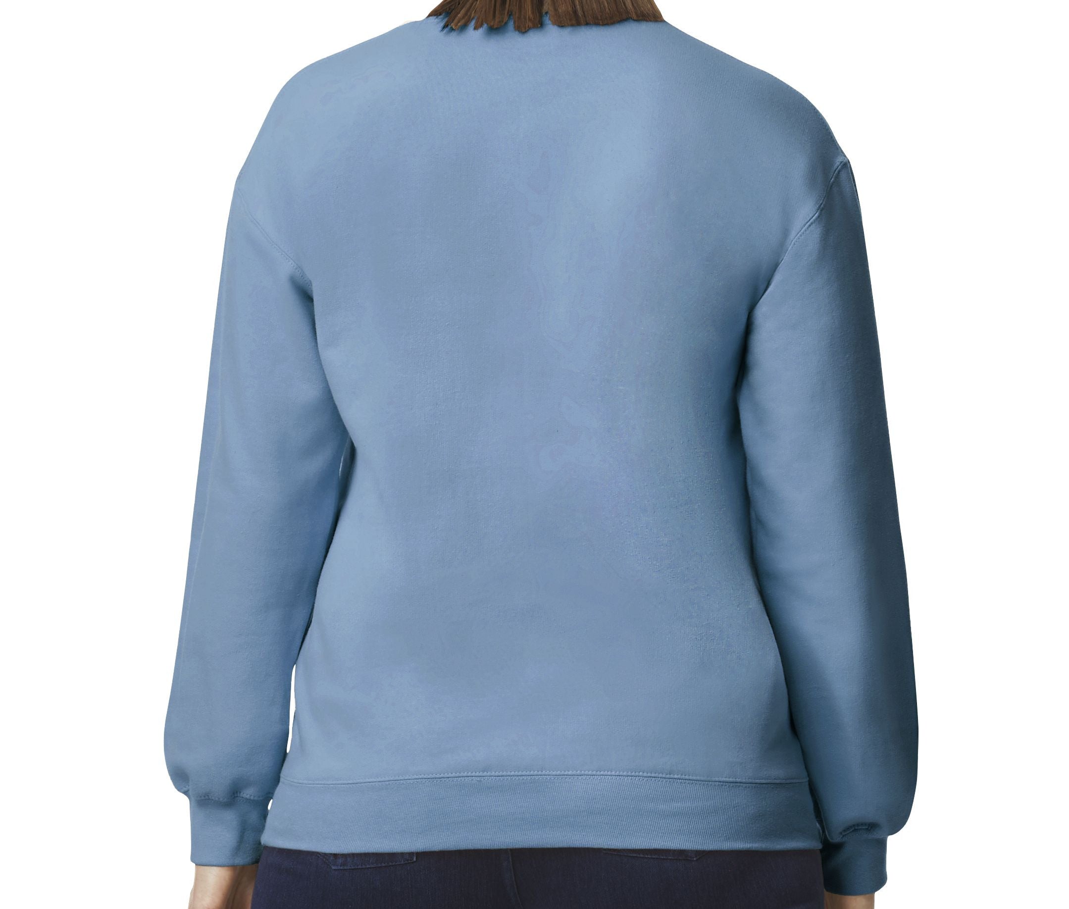 Sweat Col Rond Unisexe - Stone Blue