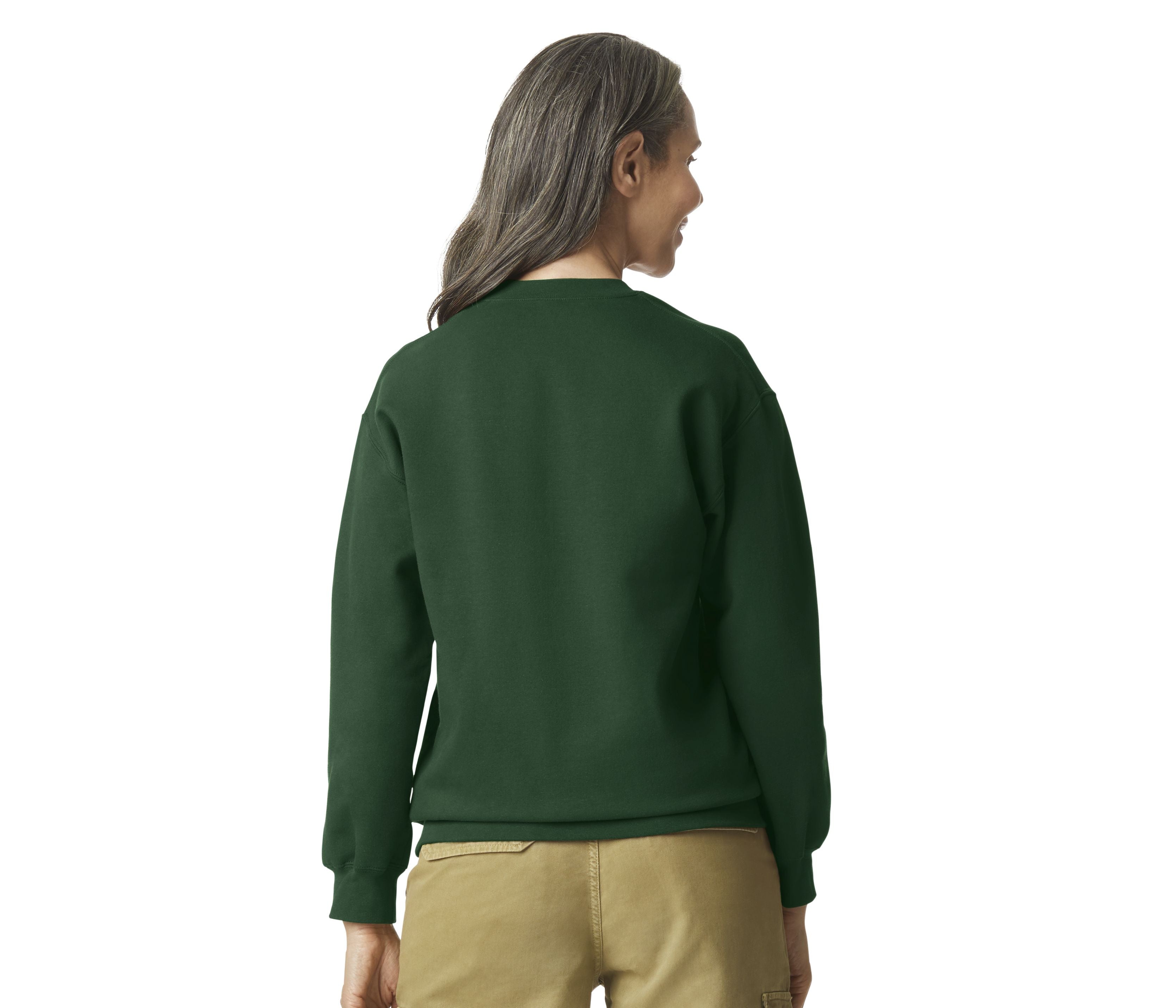 Sweat Col Rond Unisexe - Forest Green