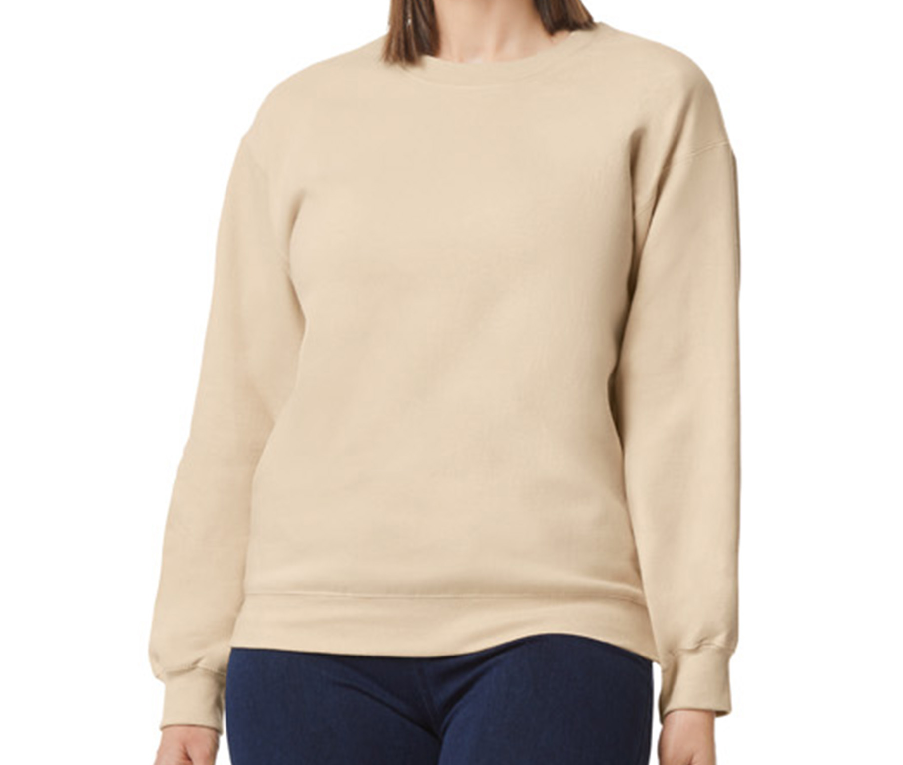 Sweat Col Rond Unisexe - Off White
