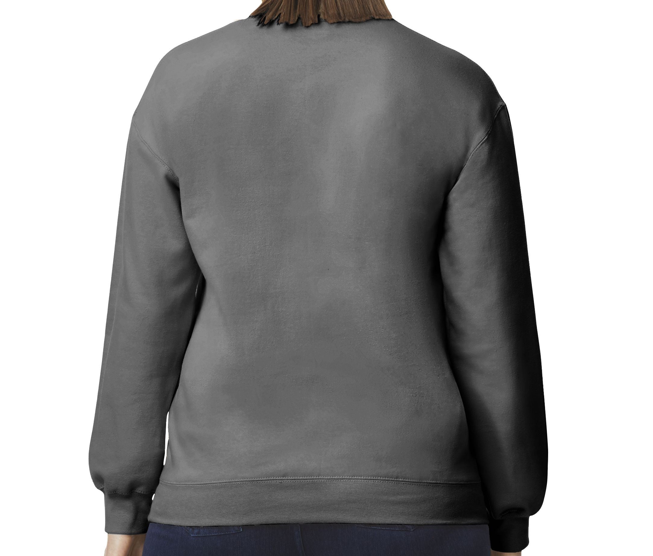 Sweat Col Rond Unisexe - Charcoal