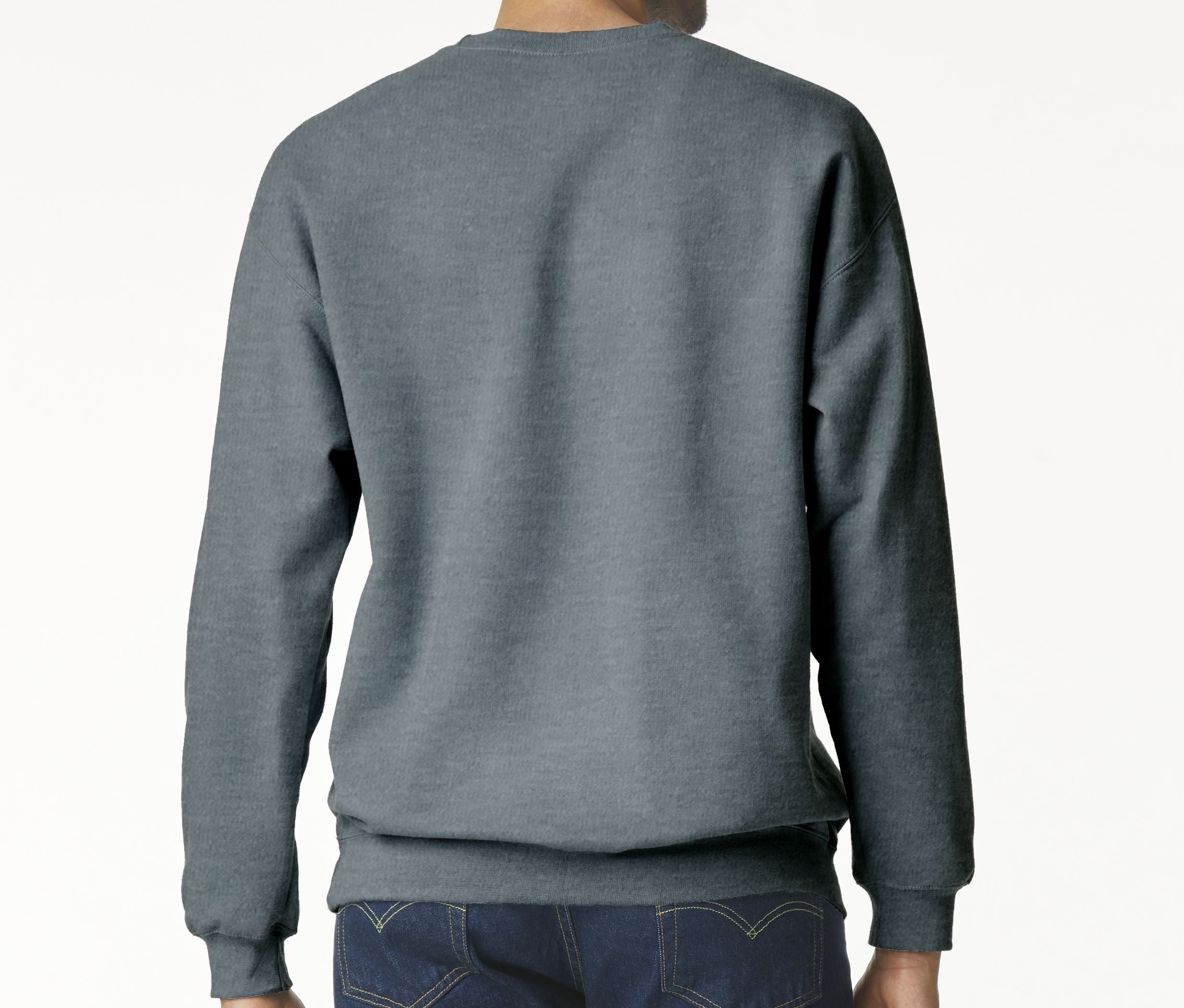 Sweat Col Rond Unisexe - Dark Heather