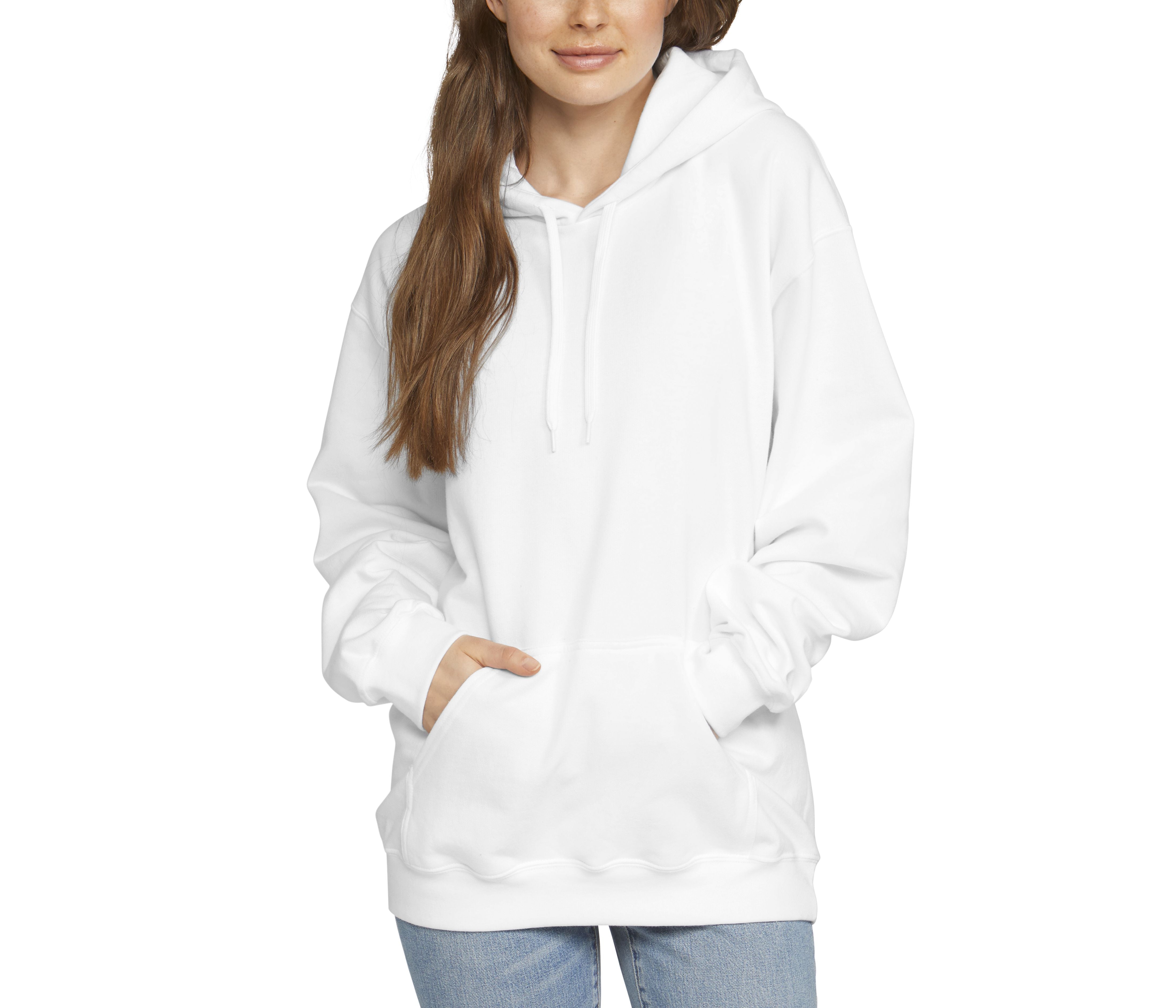 Sweat à Capuche Unisexe - White