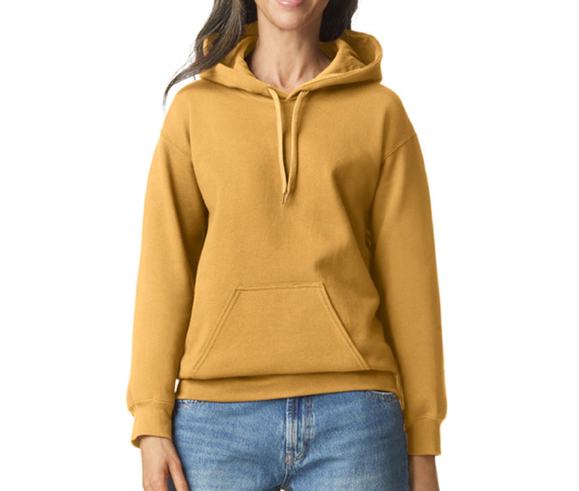 Sweat à Capuche Unisexe - Mustard