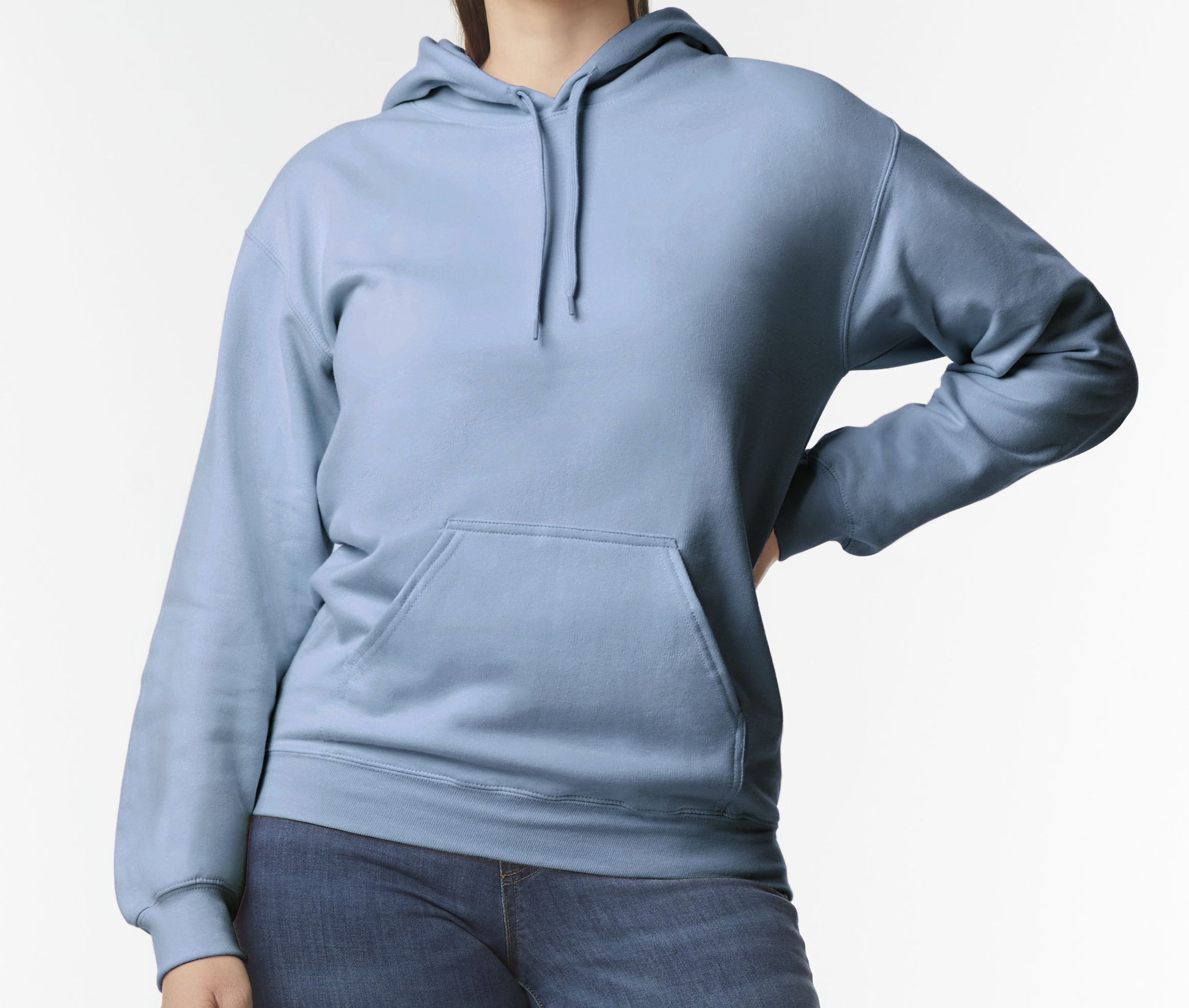 Sweat à Capuche Unisexe - Stone Blue