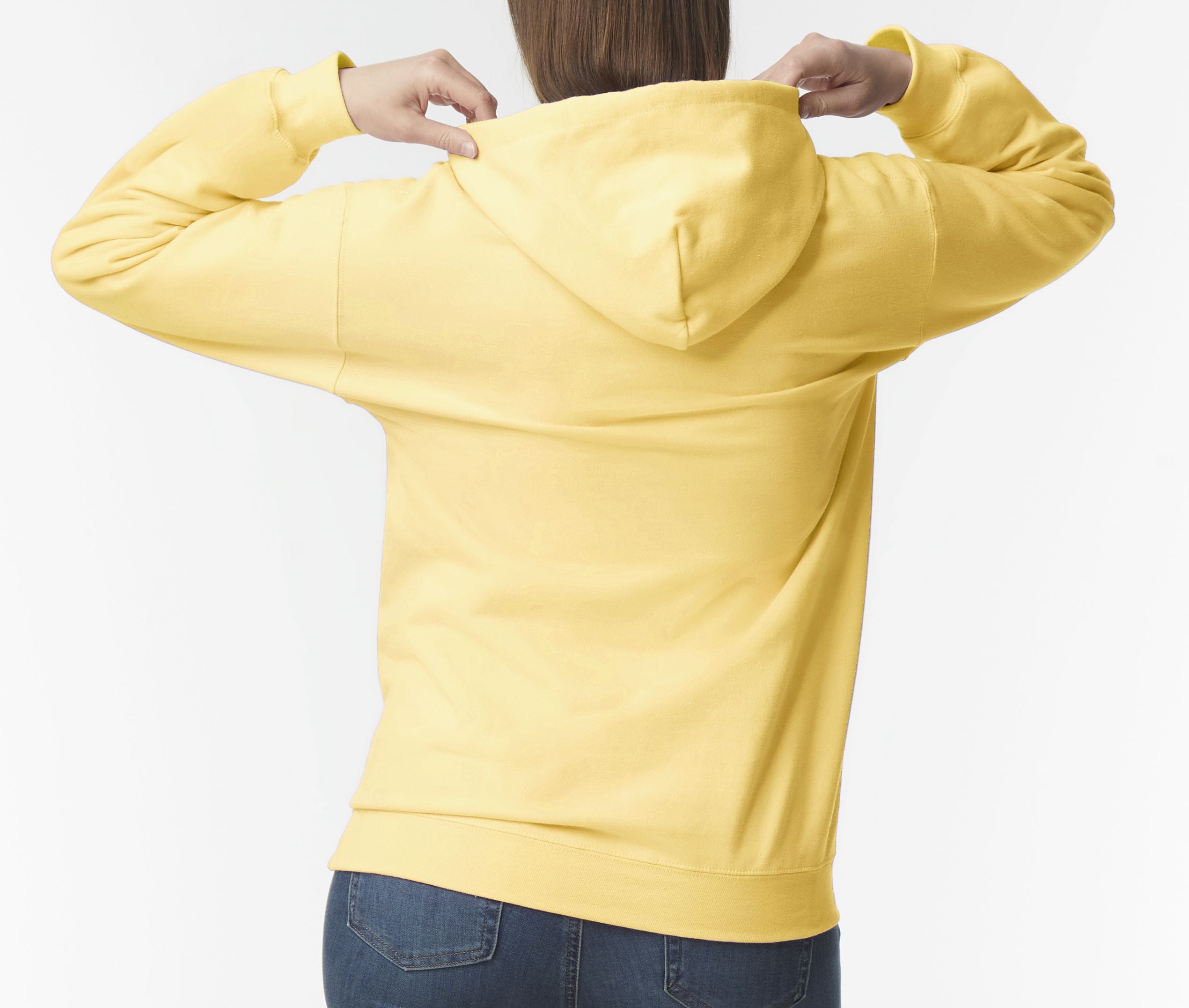 Sweat à Capuche Unisexe - Yellow Haze