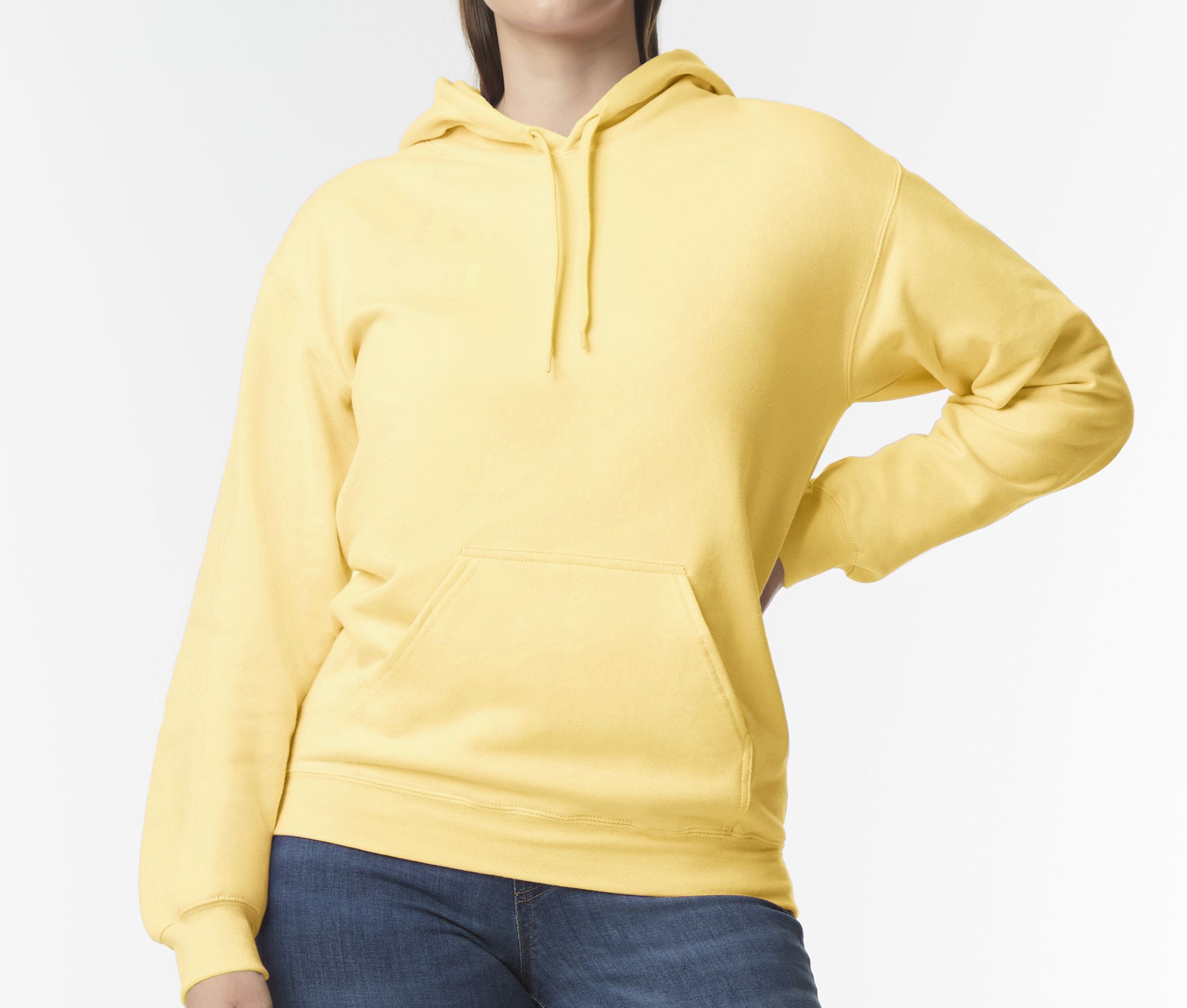 Sweat à Capuche Unisexe - Yellow Haze