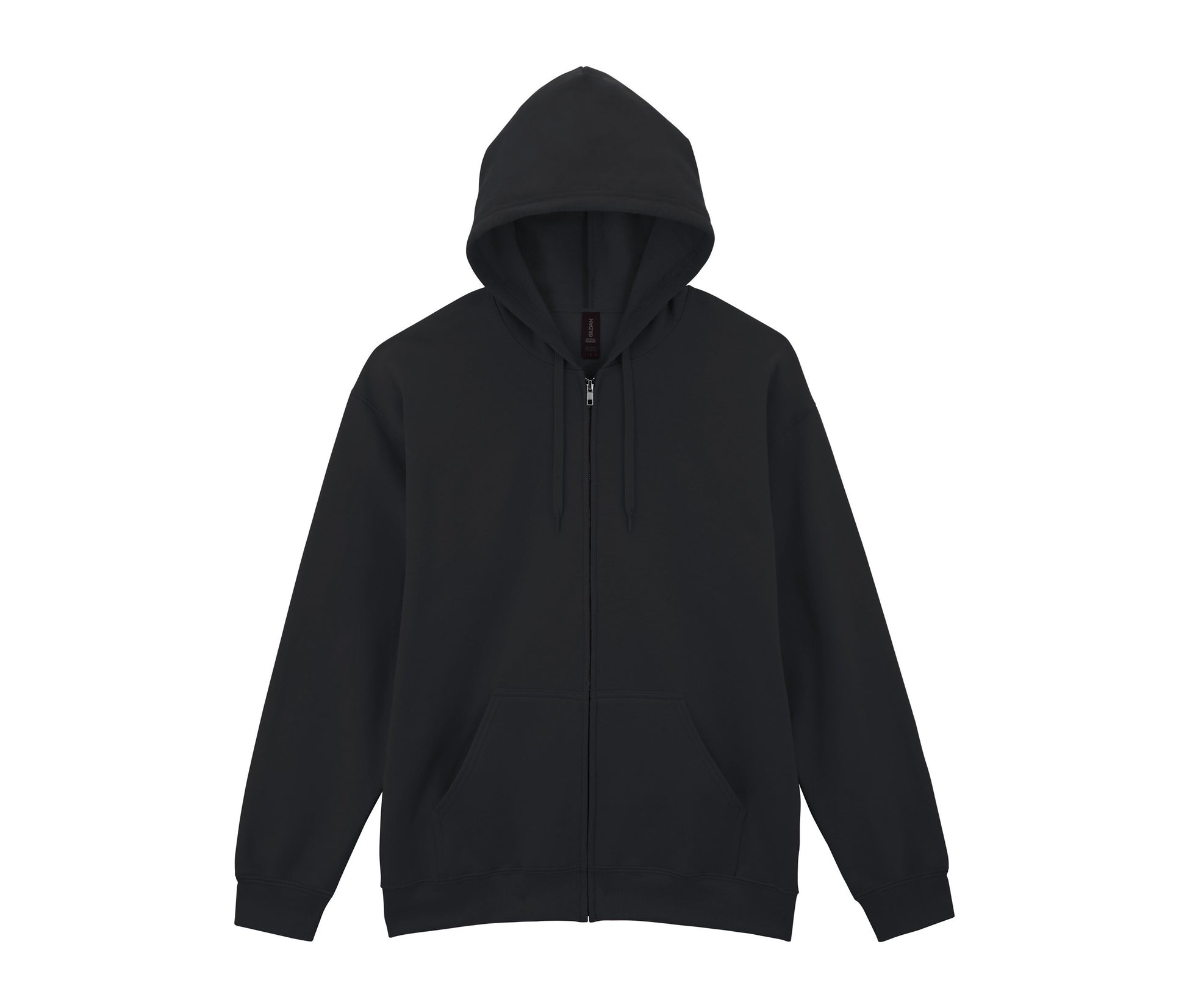 Sweat à Capuche Zippé Unisexe - Black