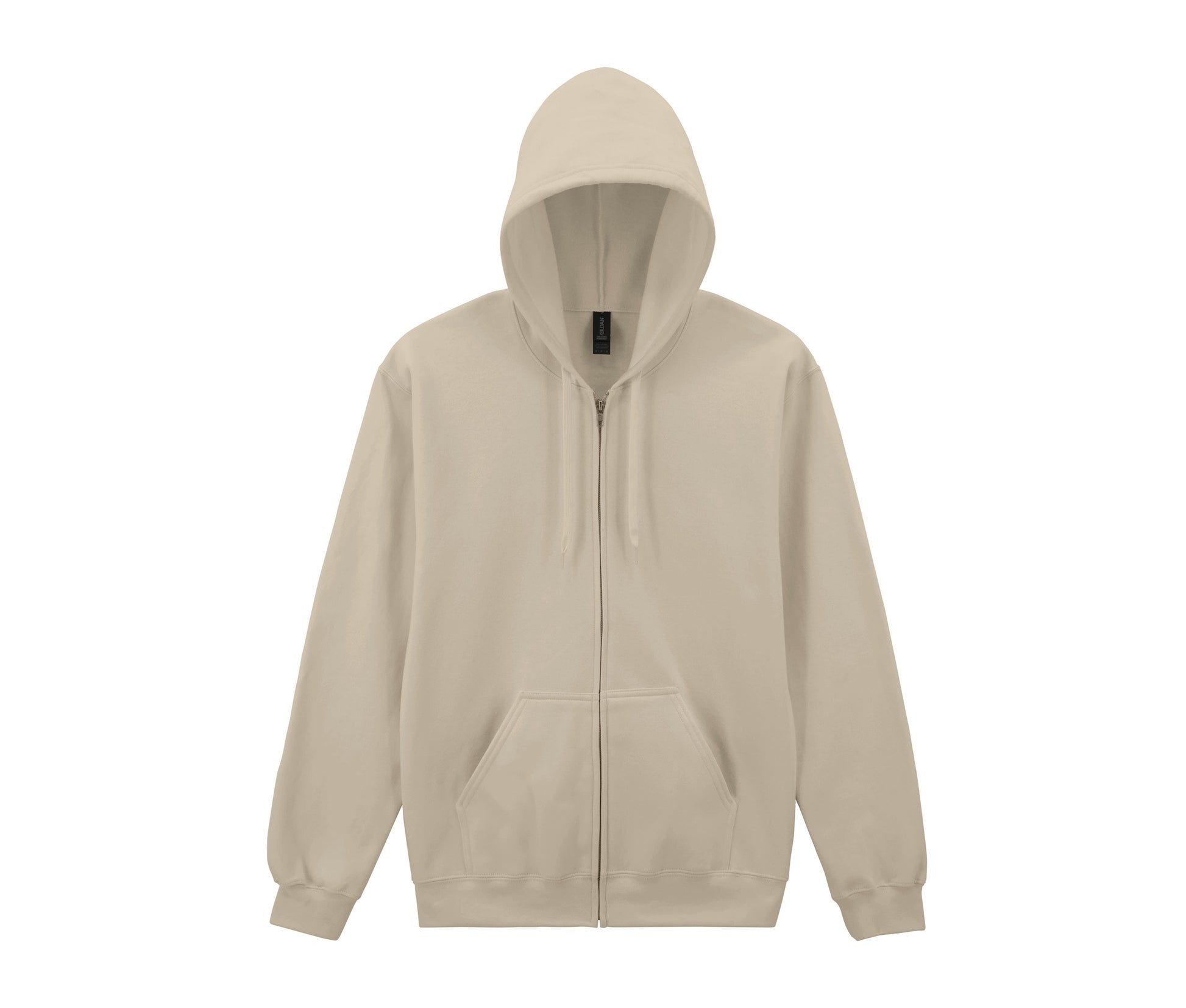 Sweat à Capuche Zippé Unisexe - Sand
