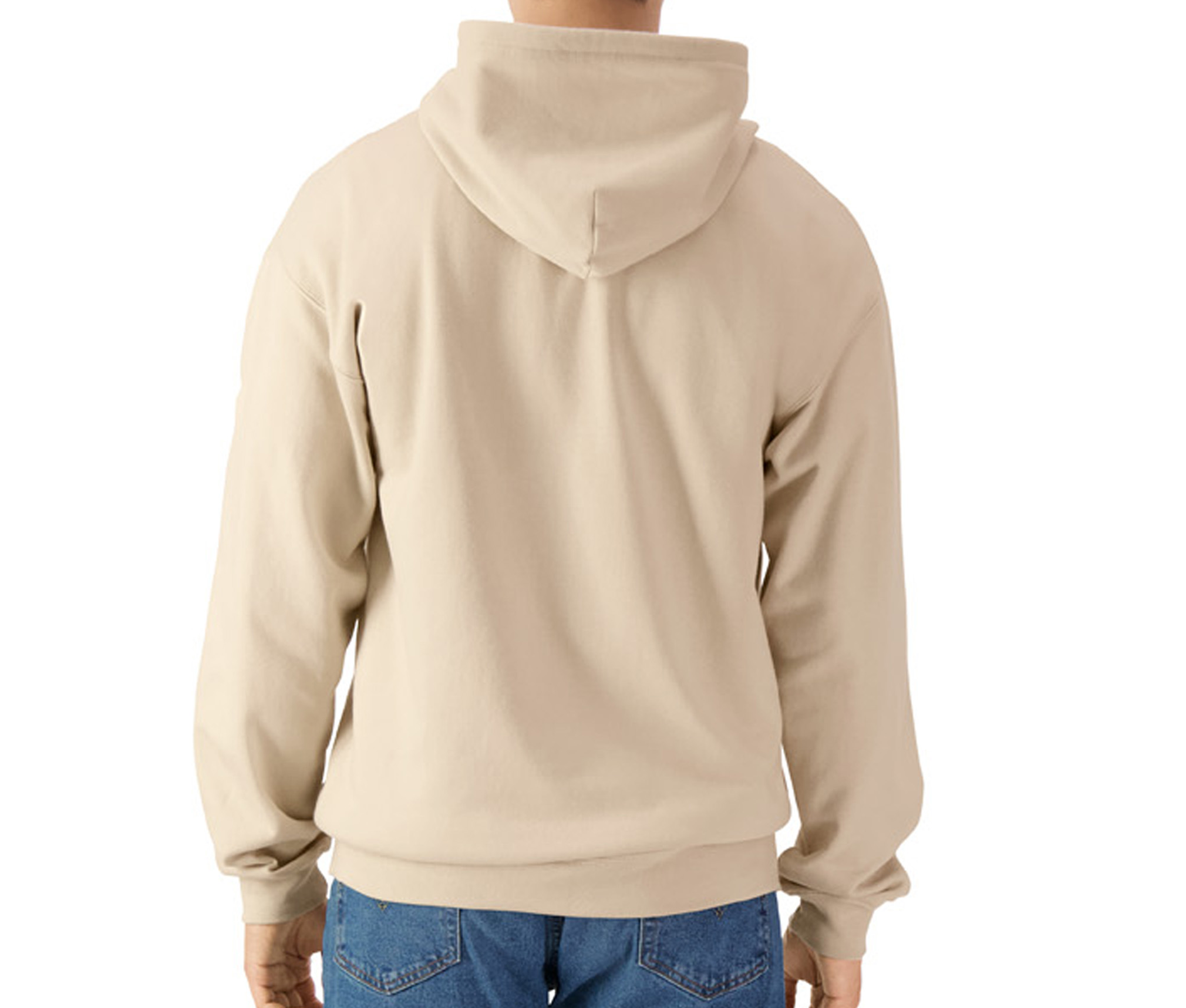 Sweat à Capuche Zippé Unisexe - Off White
