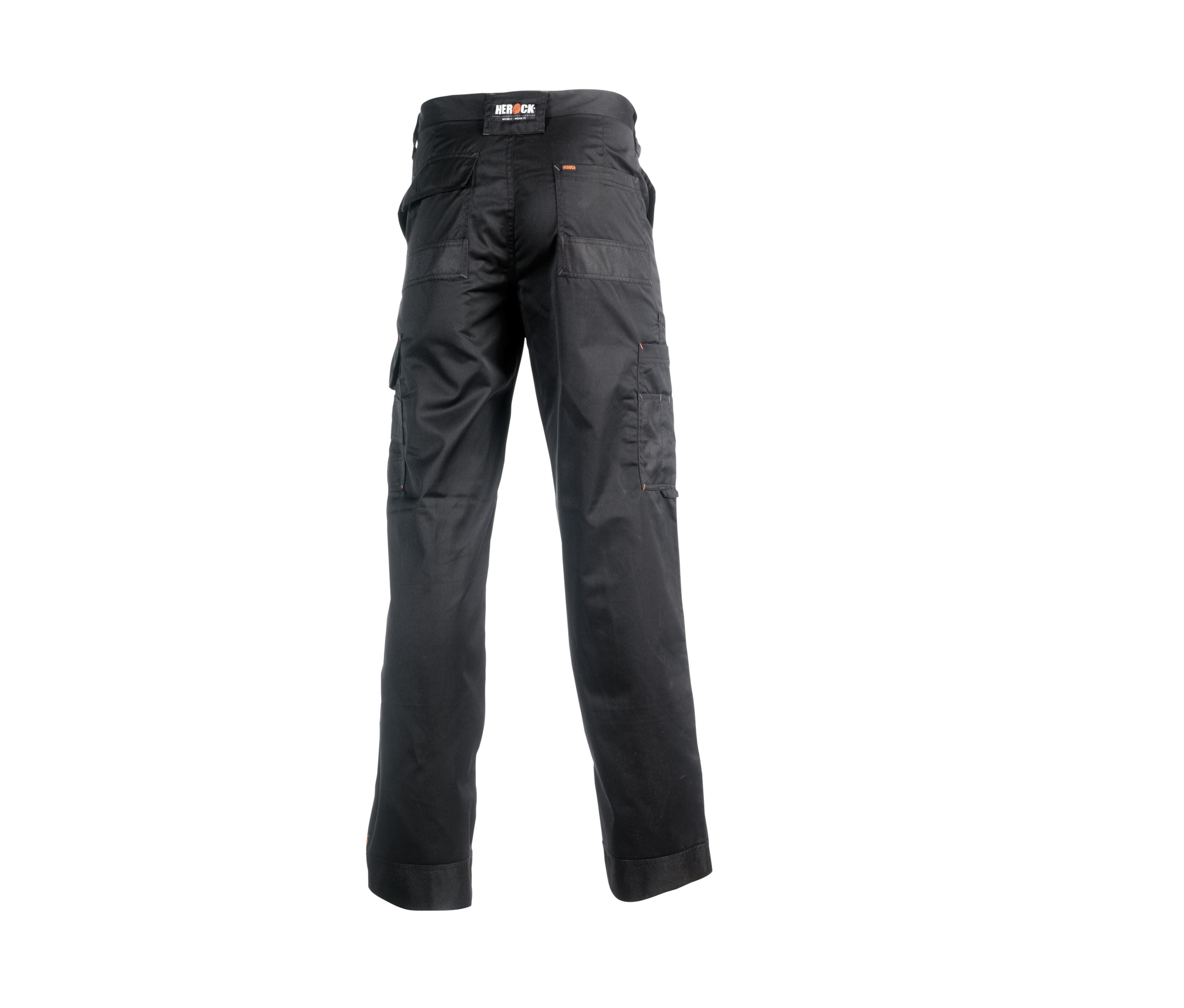 Pantalon à Plusieurs Poches et Renforts - Black