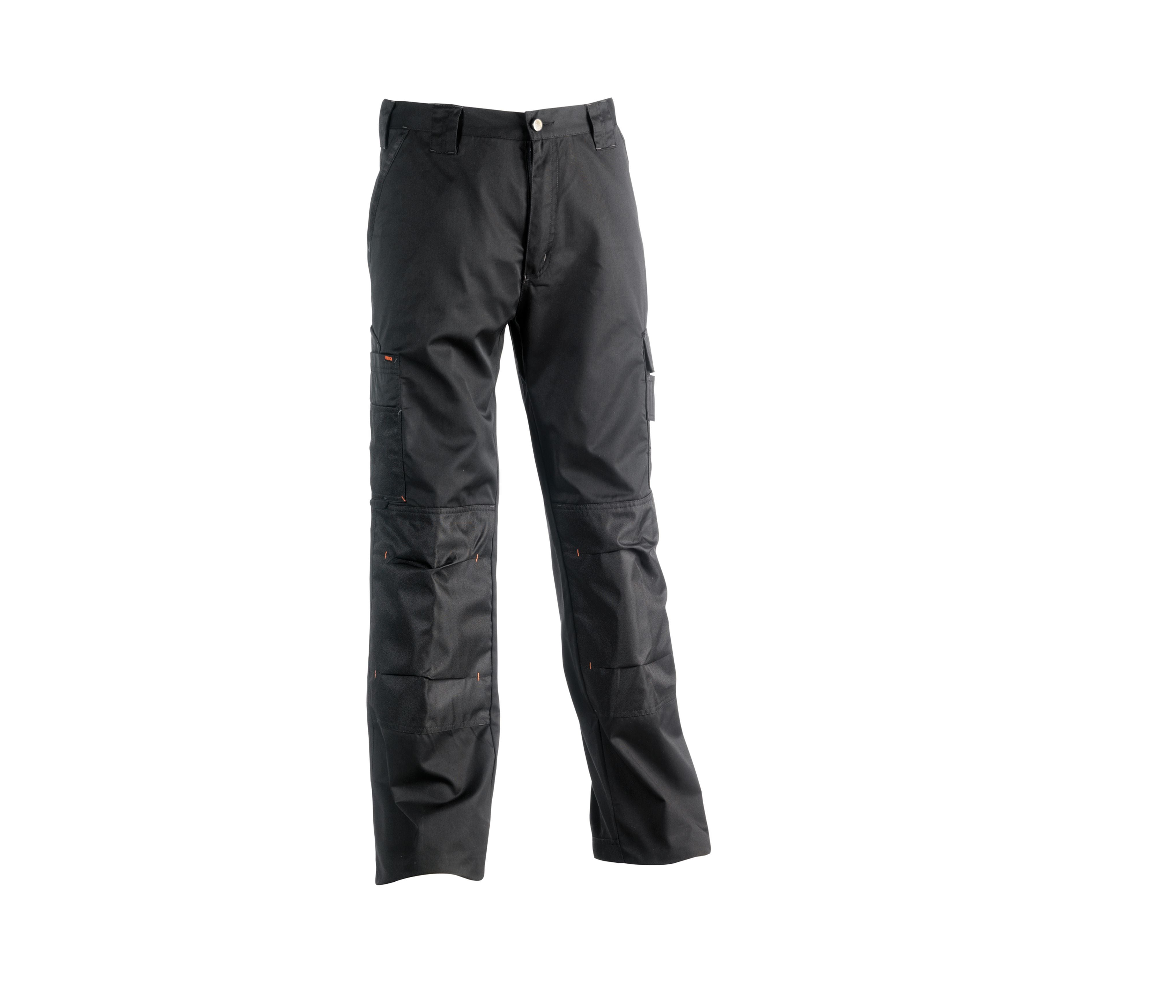Pantalon à Plusieurs Poches et Renforts - Black