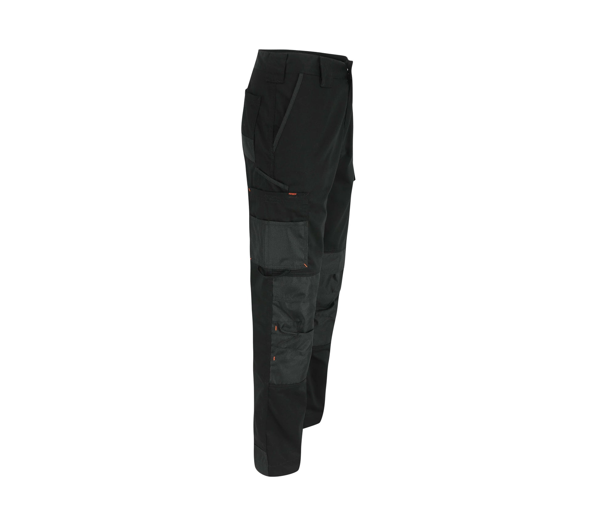 Pantalon à Plusieurs Poches et Renforts - Black