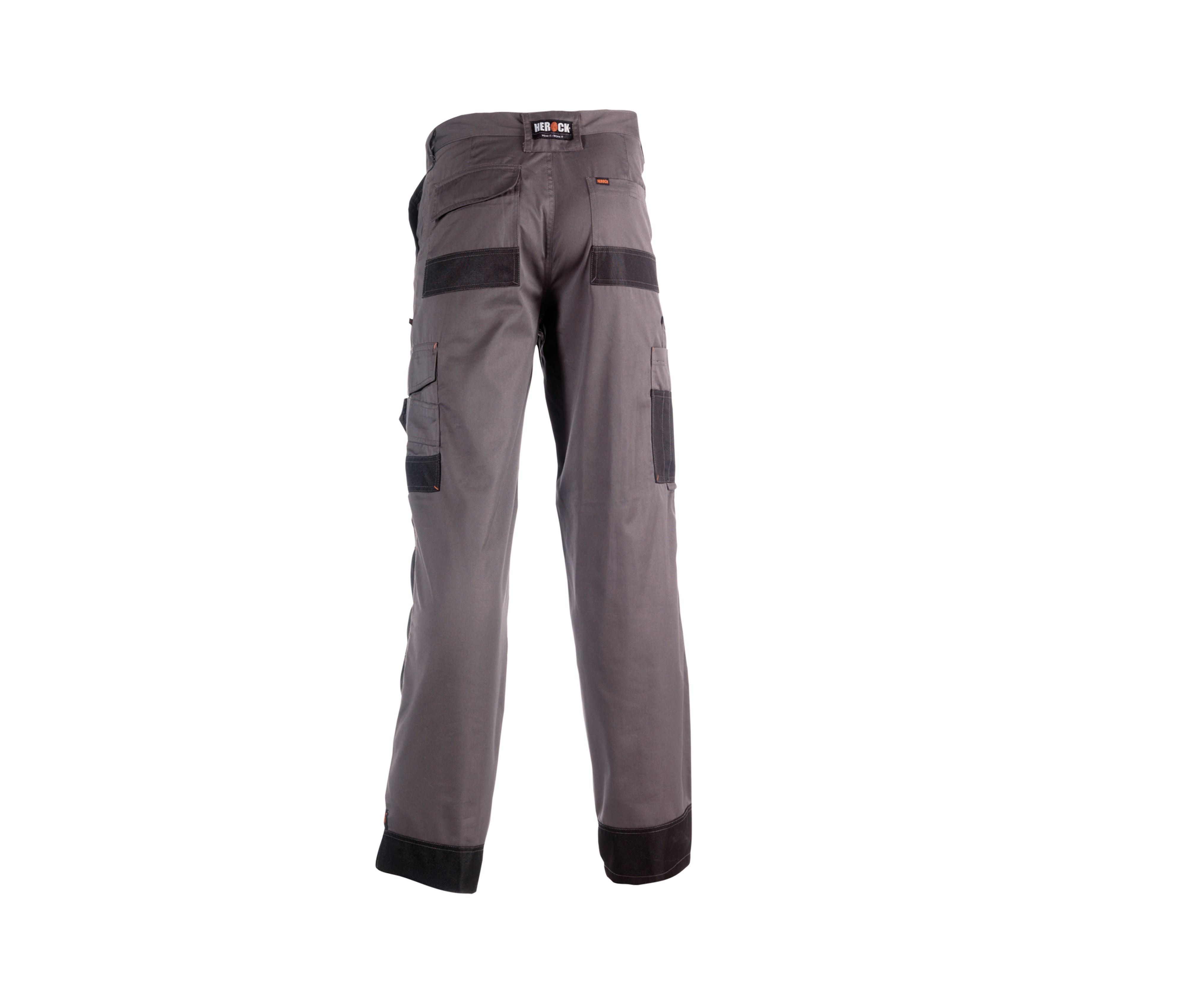 Pantalon à Plusieurs Poches et Renforts - Grey/black