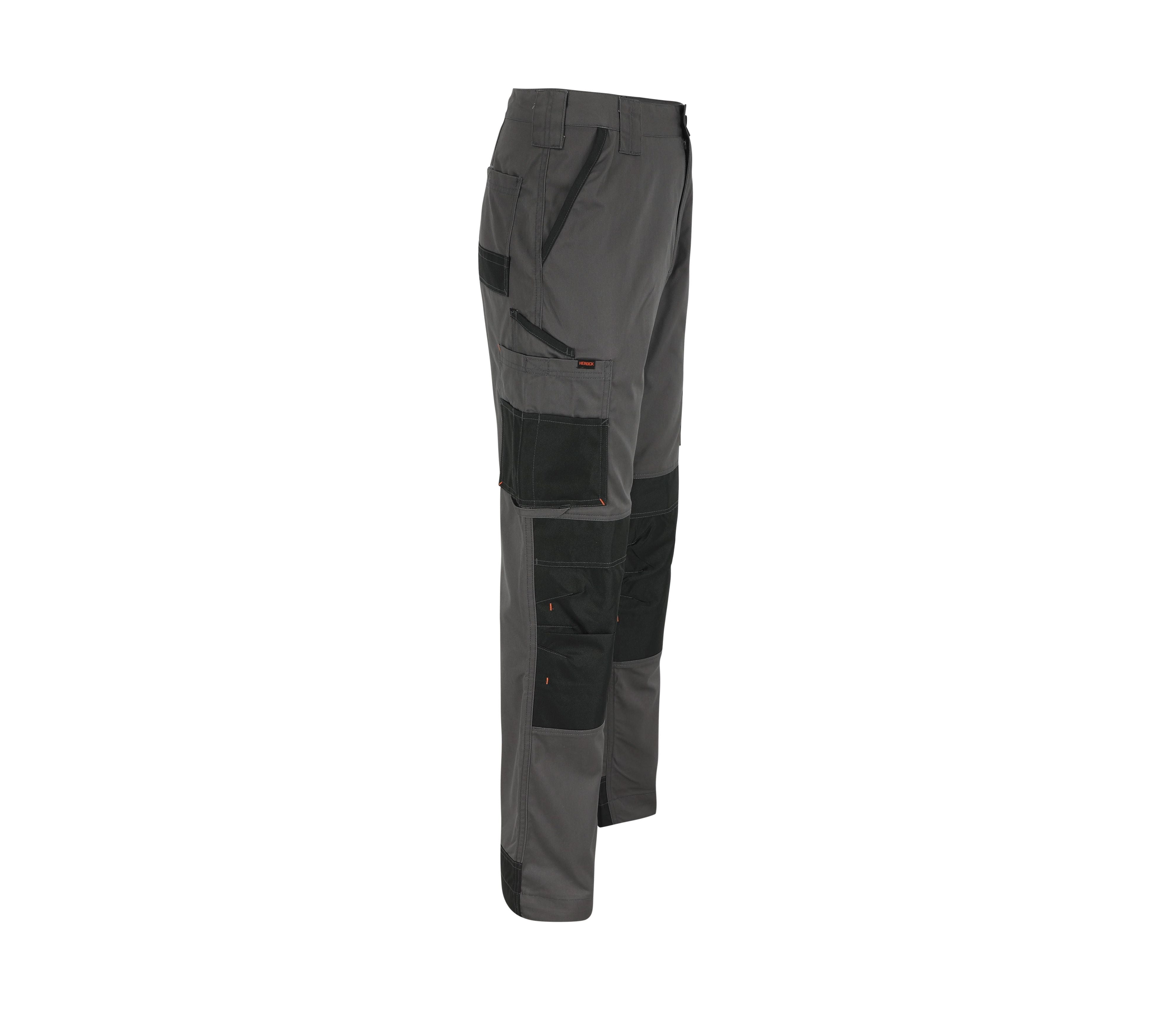 Pantalon à Plusieurs Poches et Renforts - Grey/black