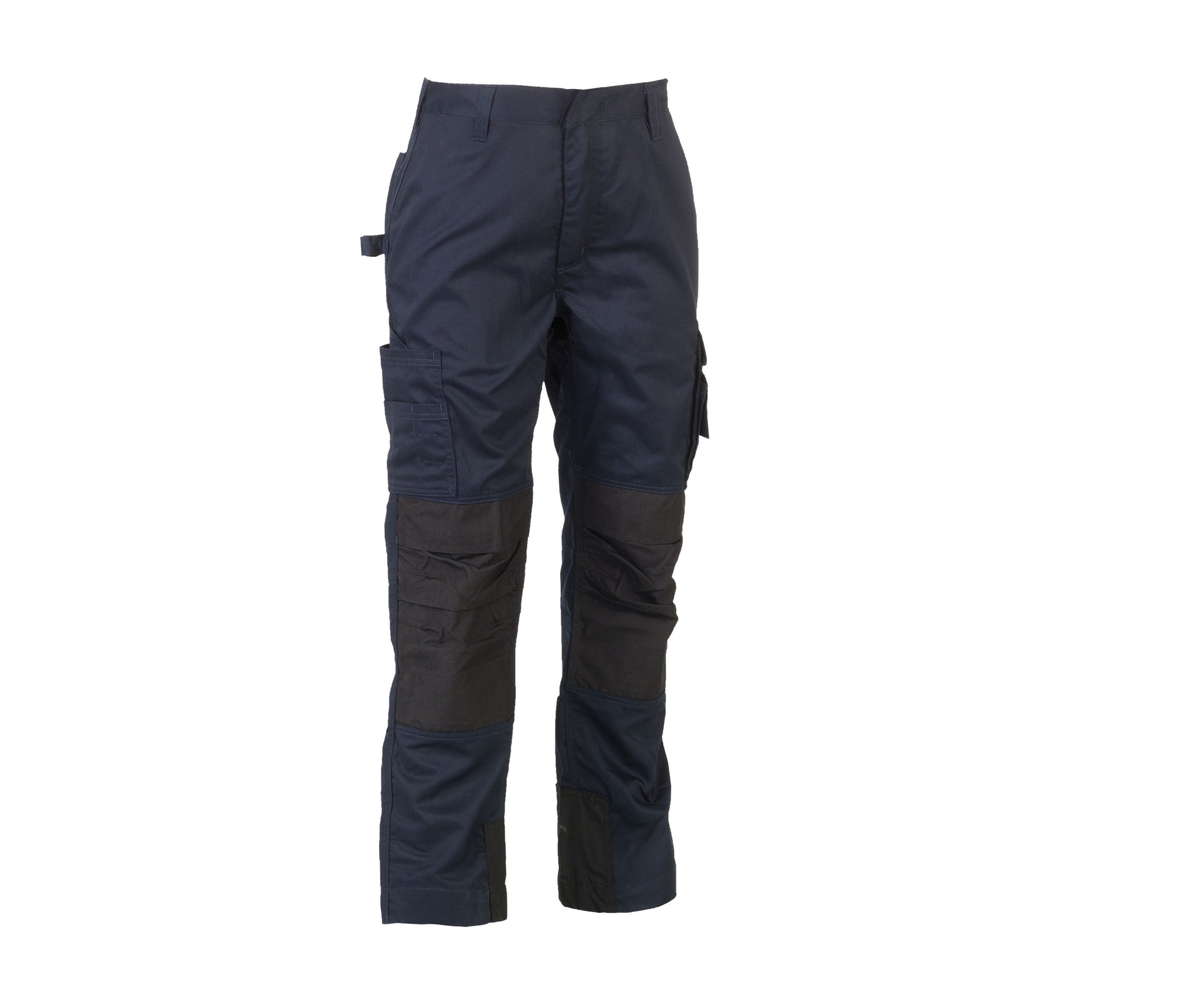 Pantalon de Travail Polycoton Sergé Déperlant - Navy / Black