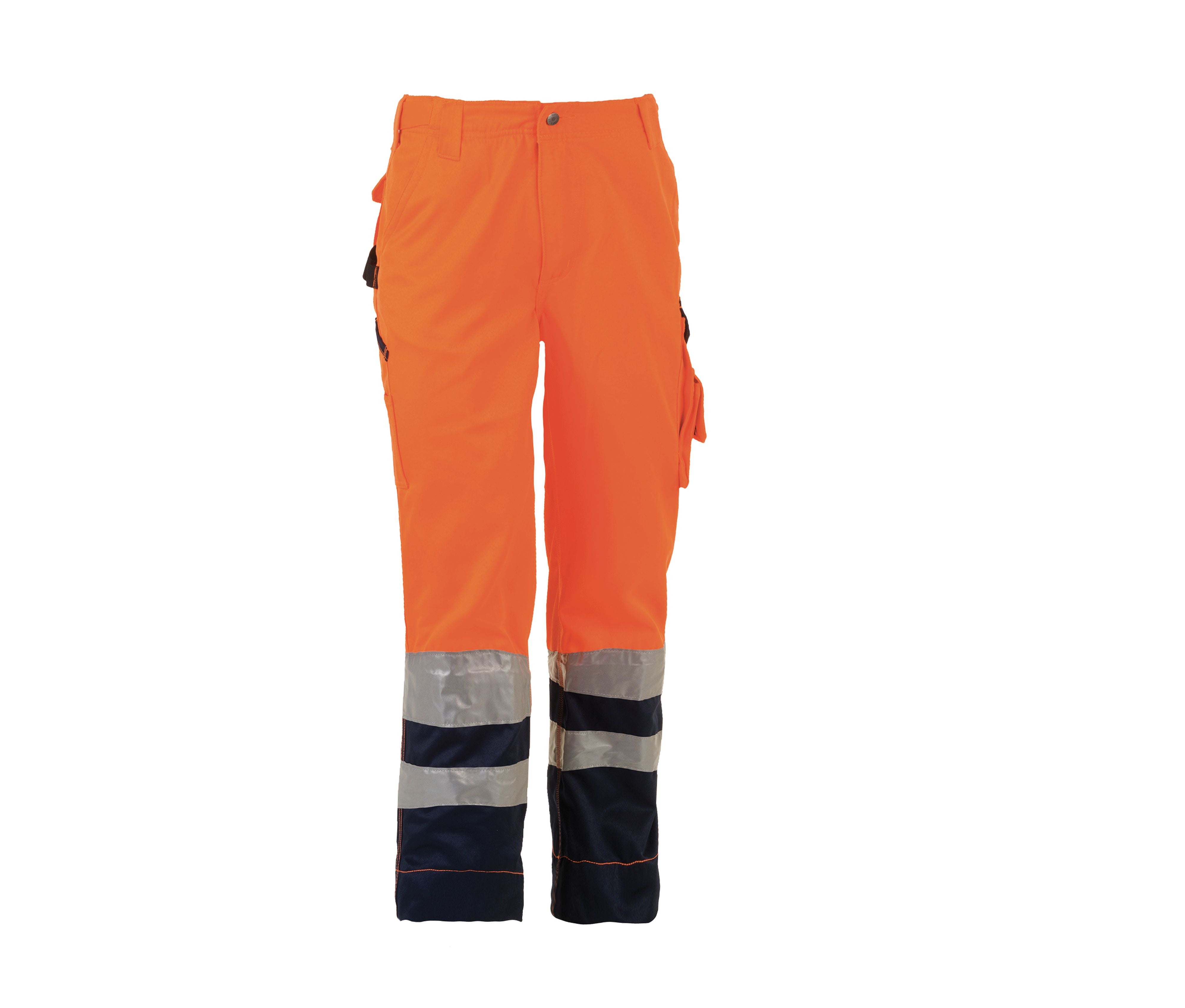 Pantalon Haute Visibilité - Fluo Orange/navy