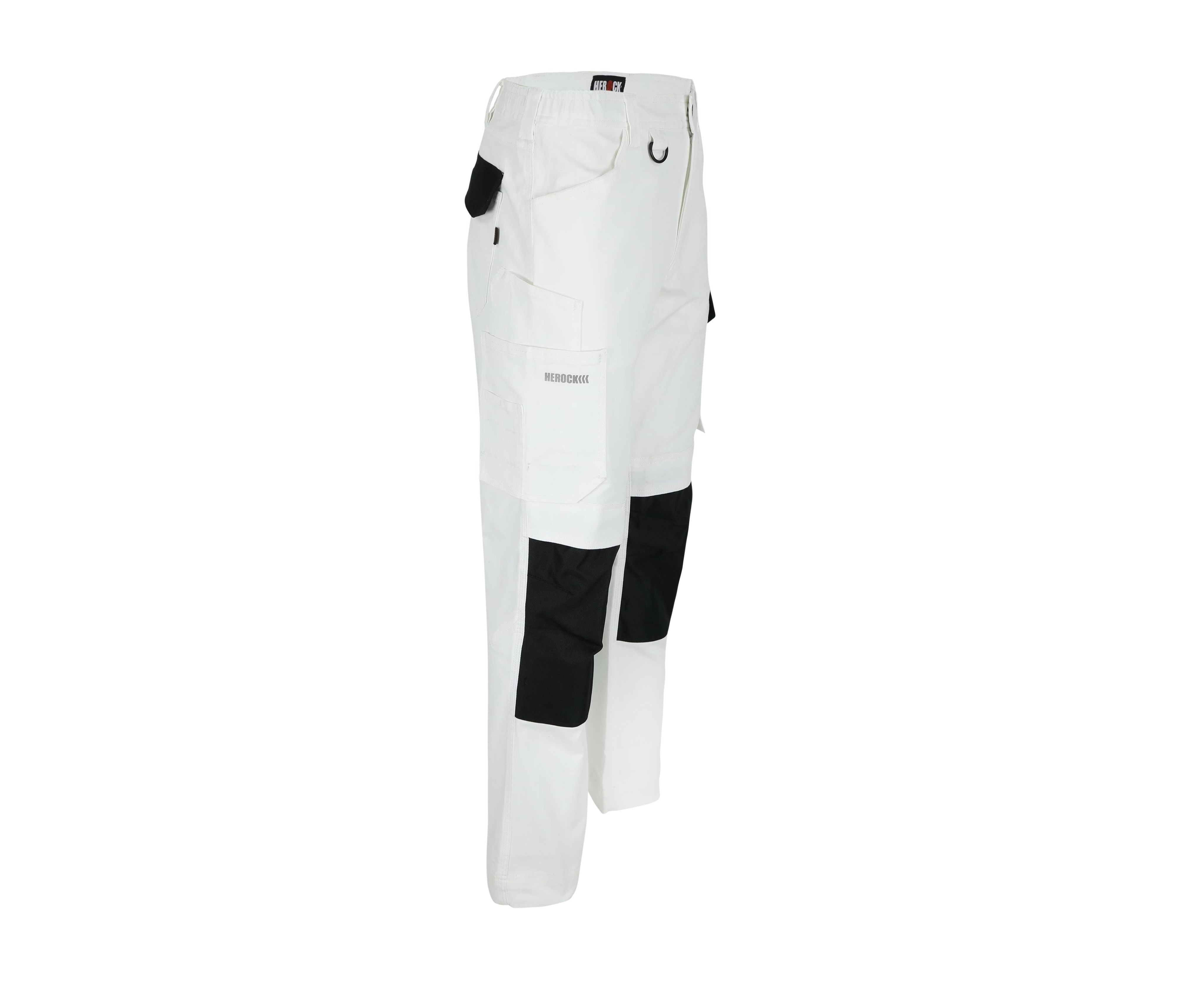 Pantalon de Travail Multi-Poches - White