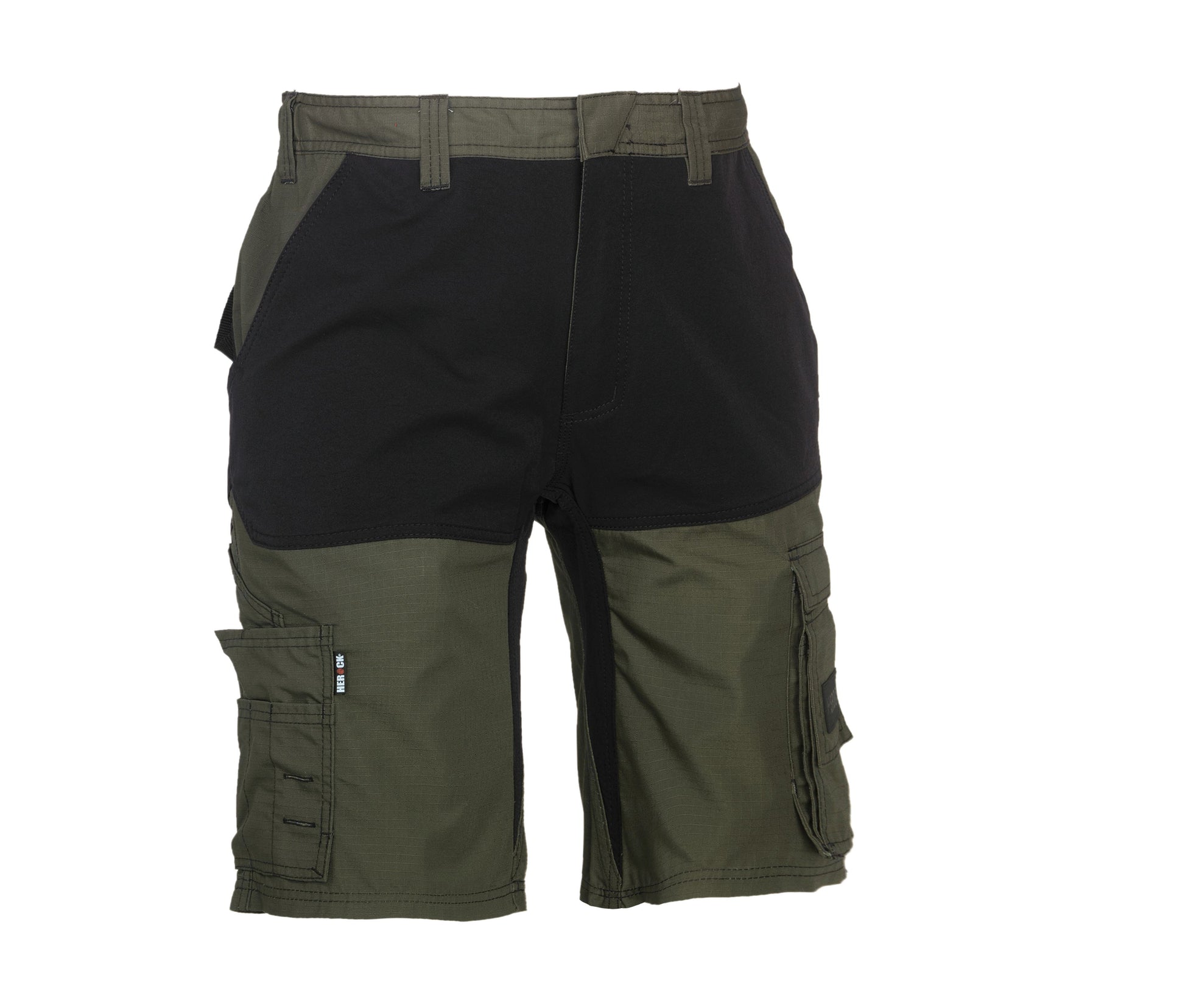 Bermuda Ripstop Extensible - Dark Khaki/black