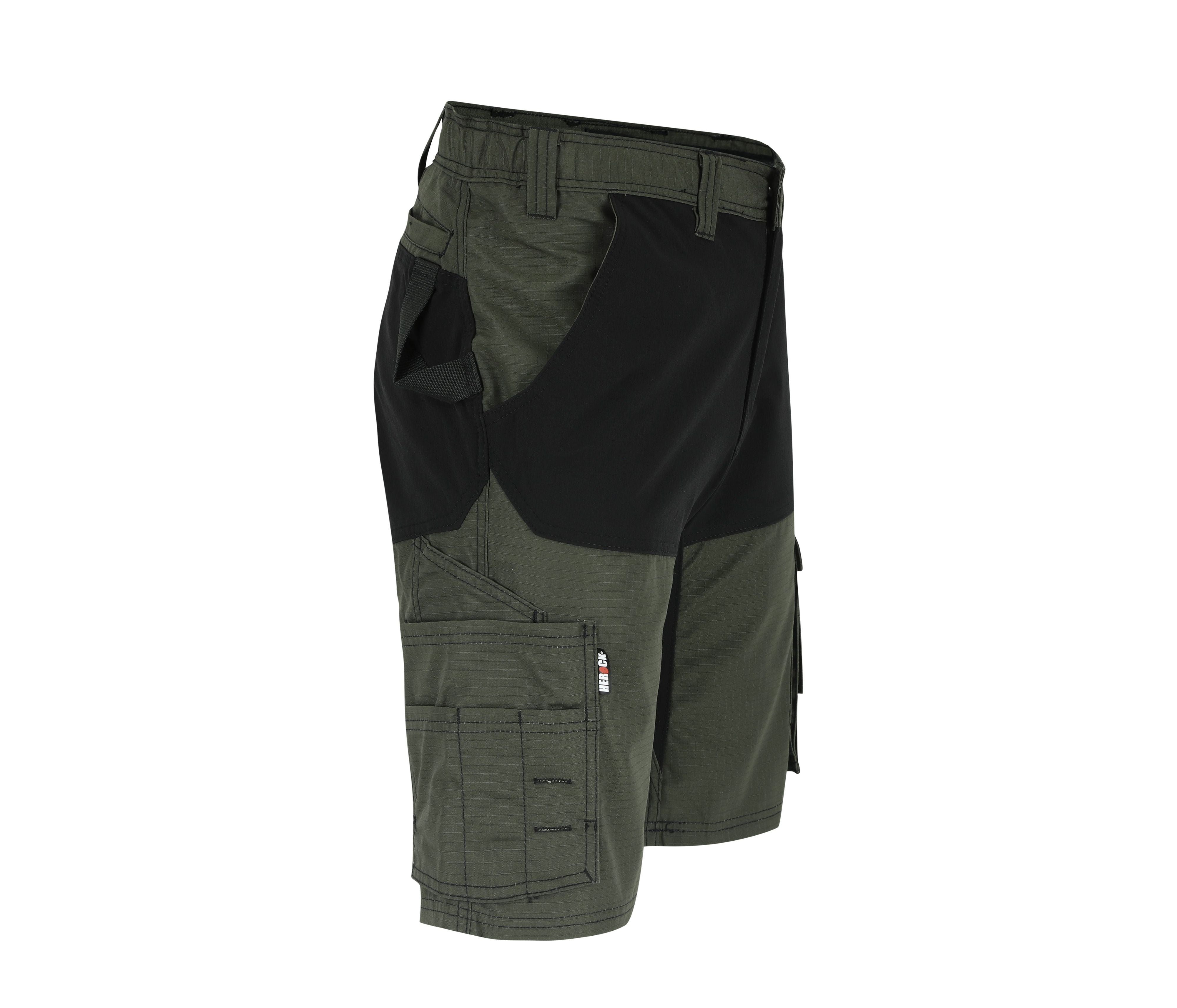 Bermuda Ripstop Extensible - Dark Khaki/black