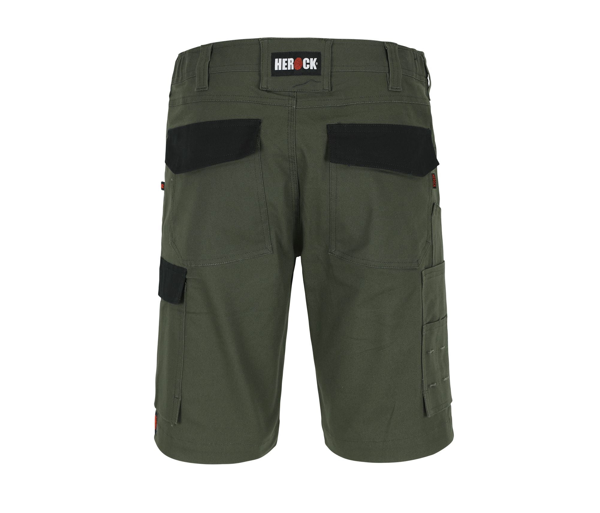 Bermuda Multi-Poches - Dark Khaki / Black
