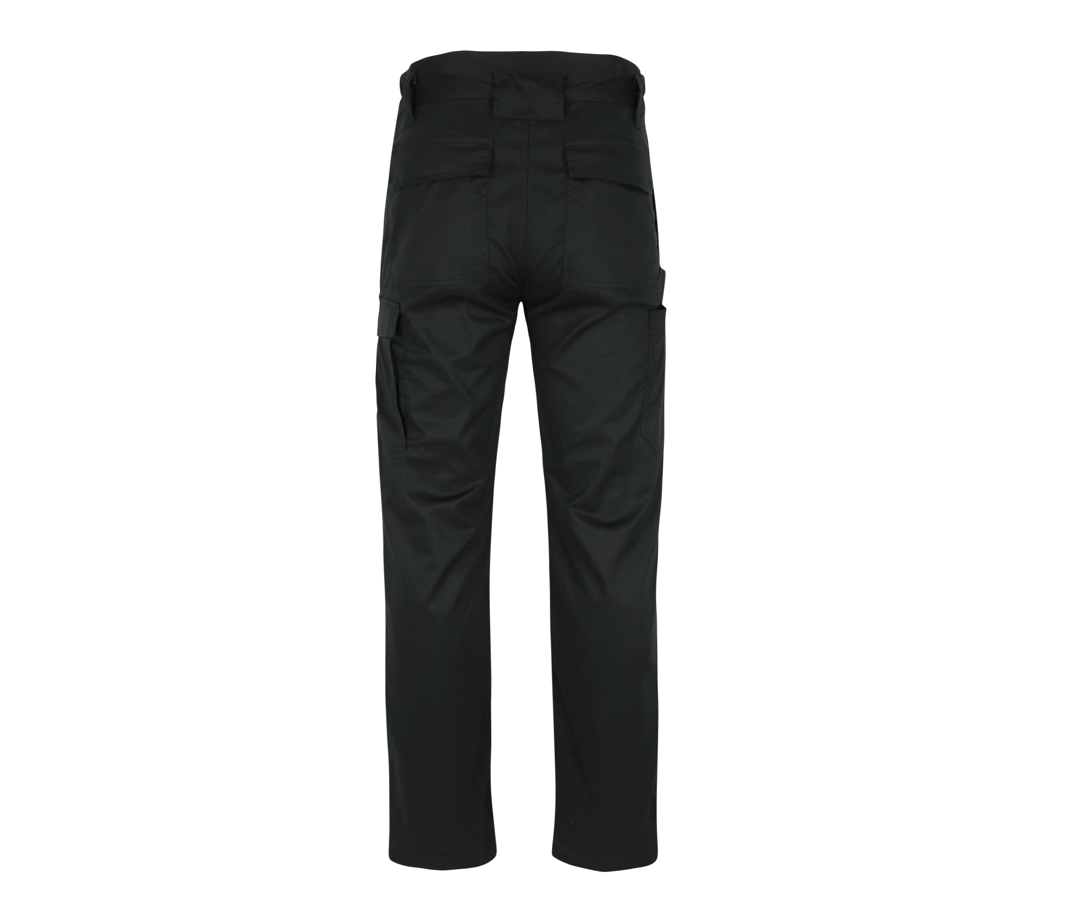 Pantalon Stretch Multipoches Avec Renforts - Black