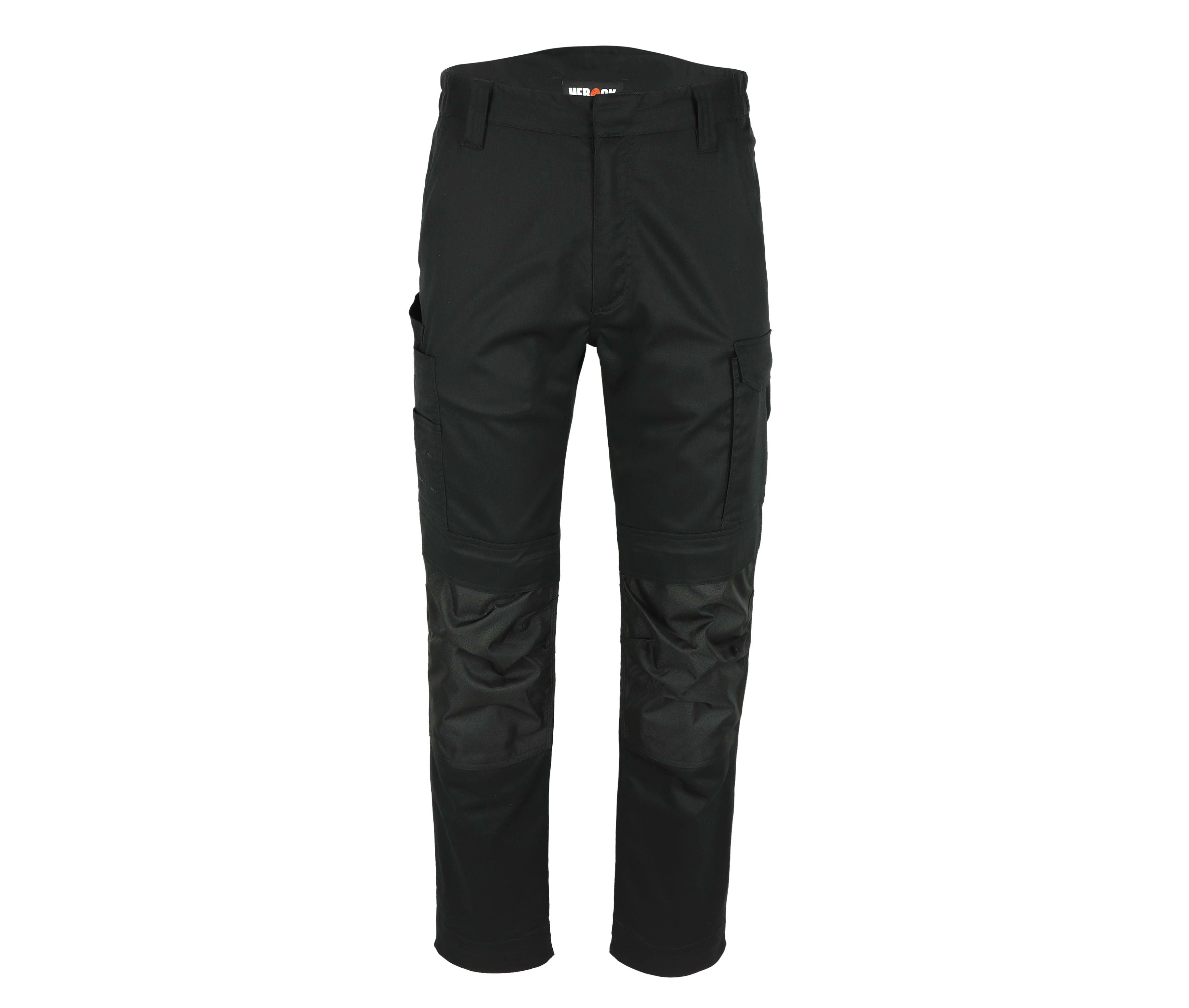 Pantalon Stretch Multipoches Avec Renforts - Black
