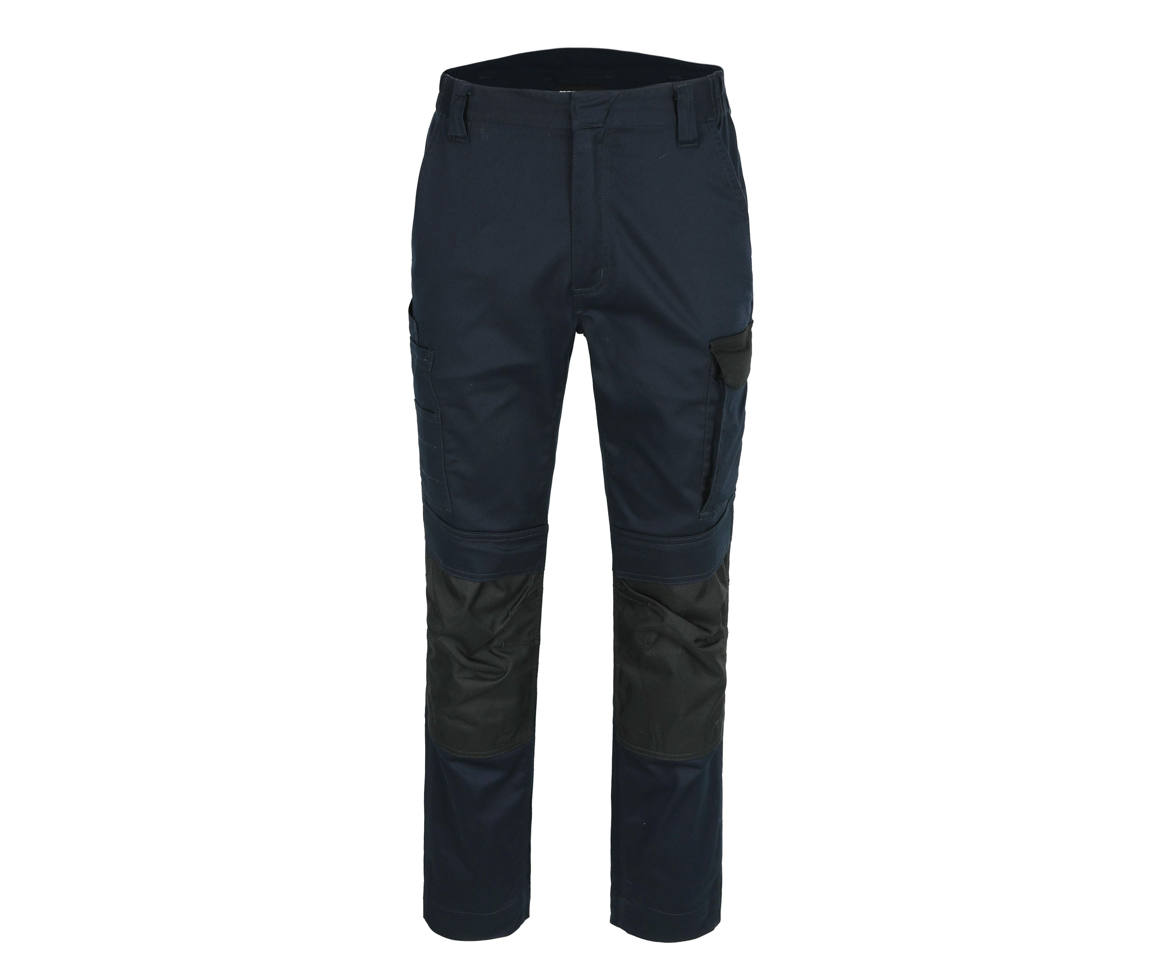 Pantalon Stretch Multipoches Avec Renforts - Navy / Black