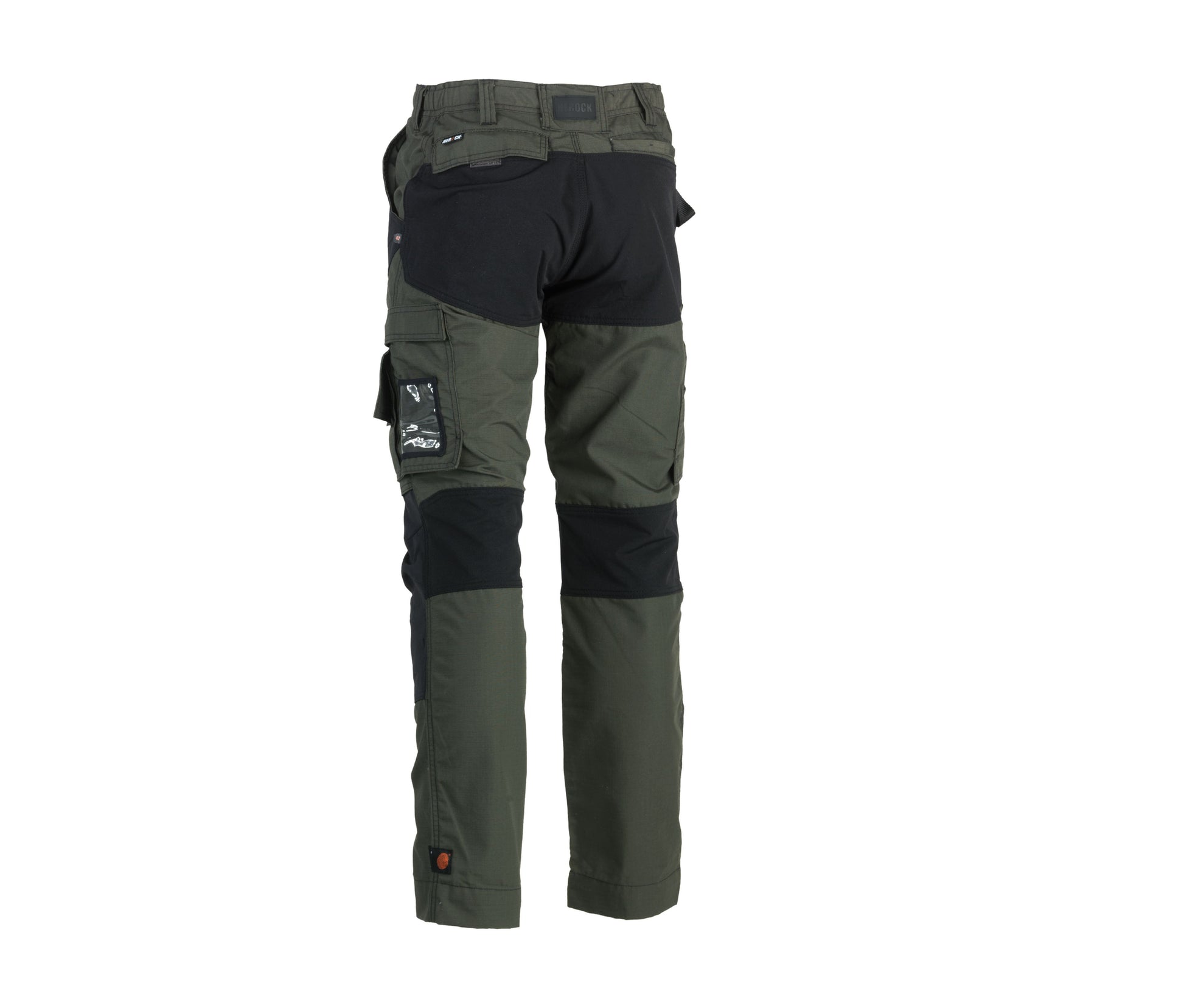 Pantalon Multi-Poches en Tissu Ripstop - Dark Khaki/black