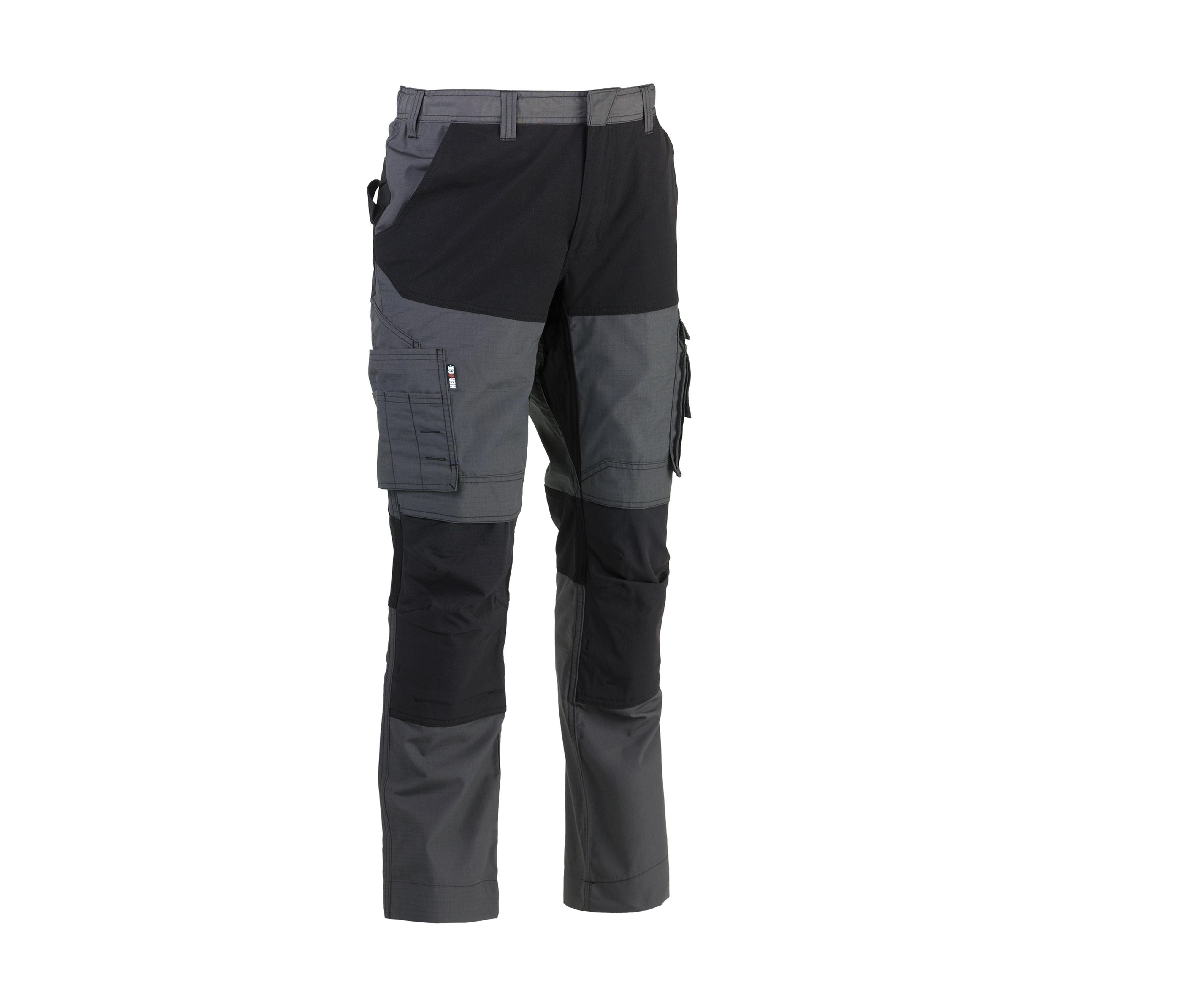 Pantalon Multi-Poches en Tissu Ripstop - Anthracite/black